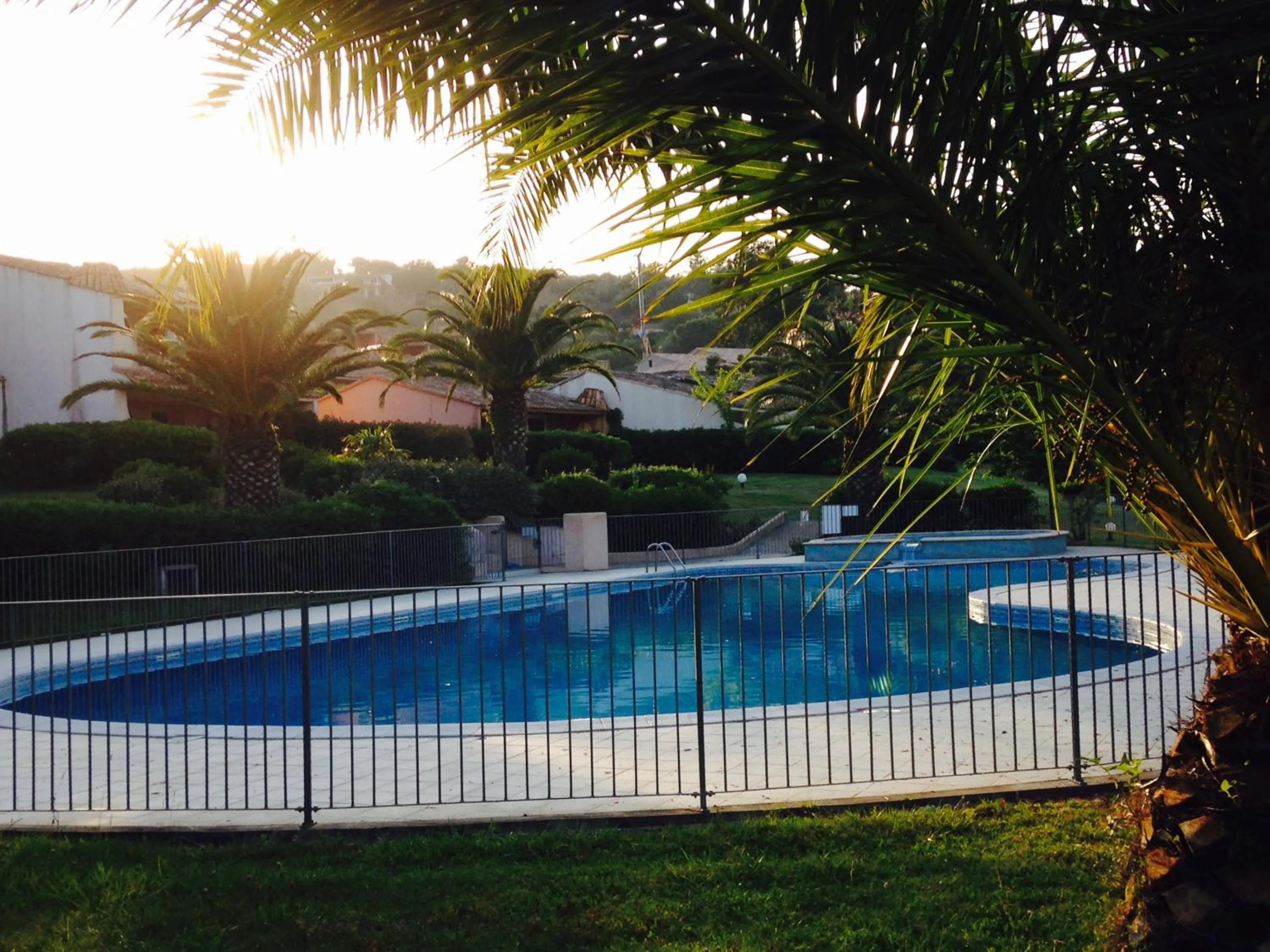 Pool view in Résidence Playa Del'Oro