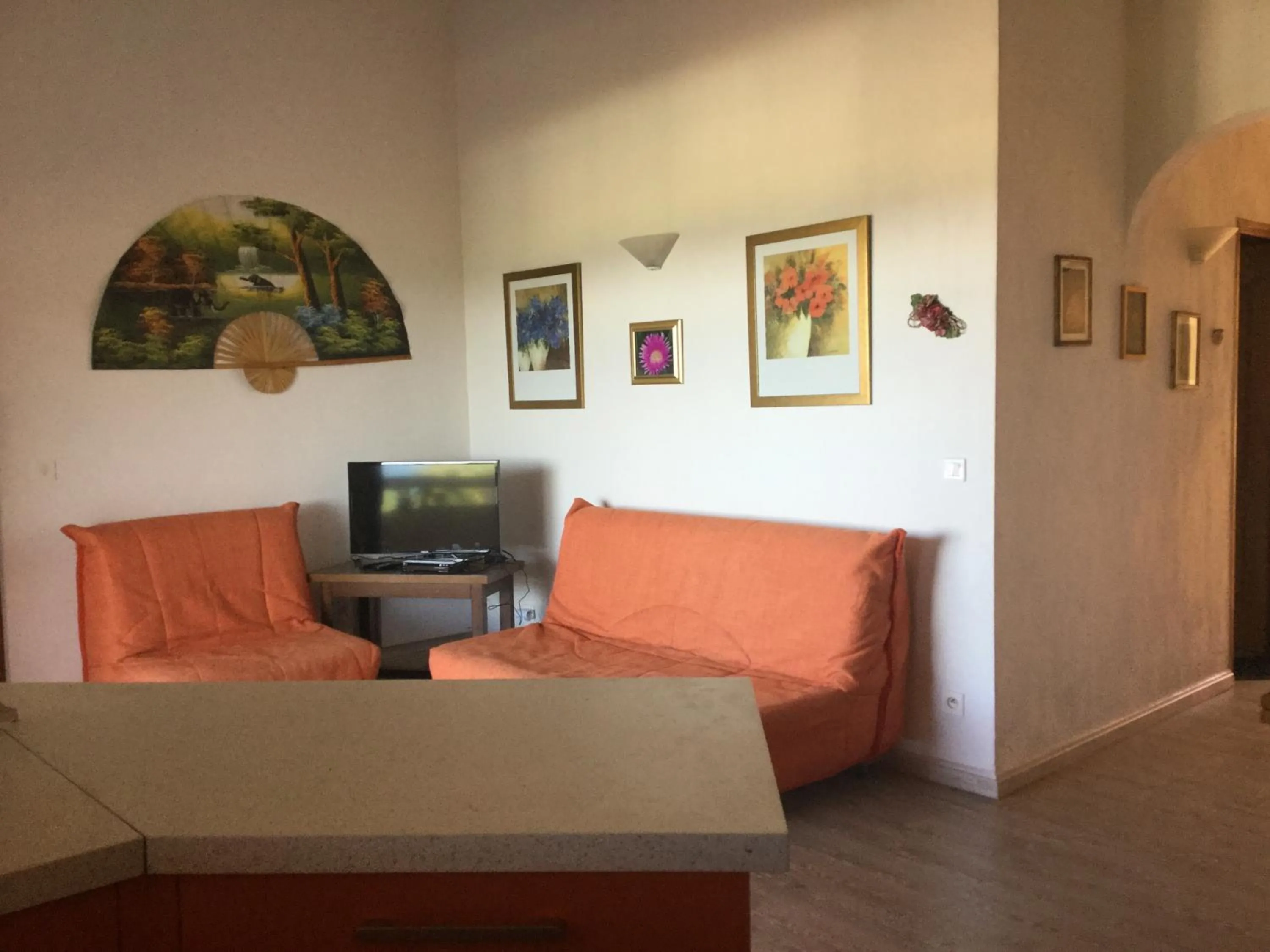 Living room in Résidence Playa Del'Oro