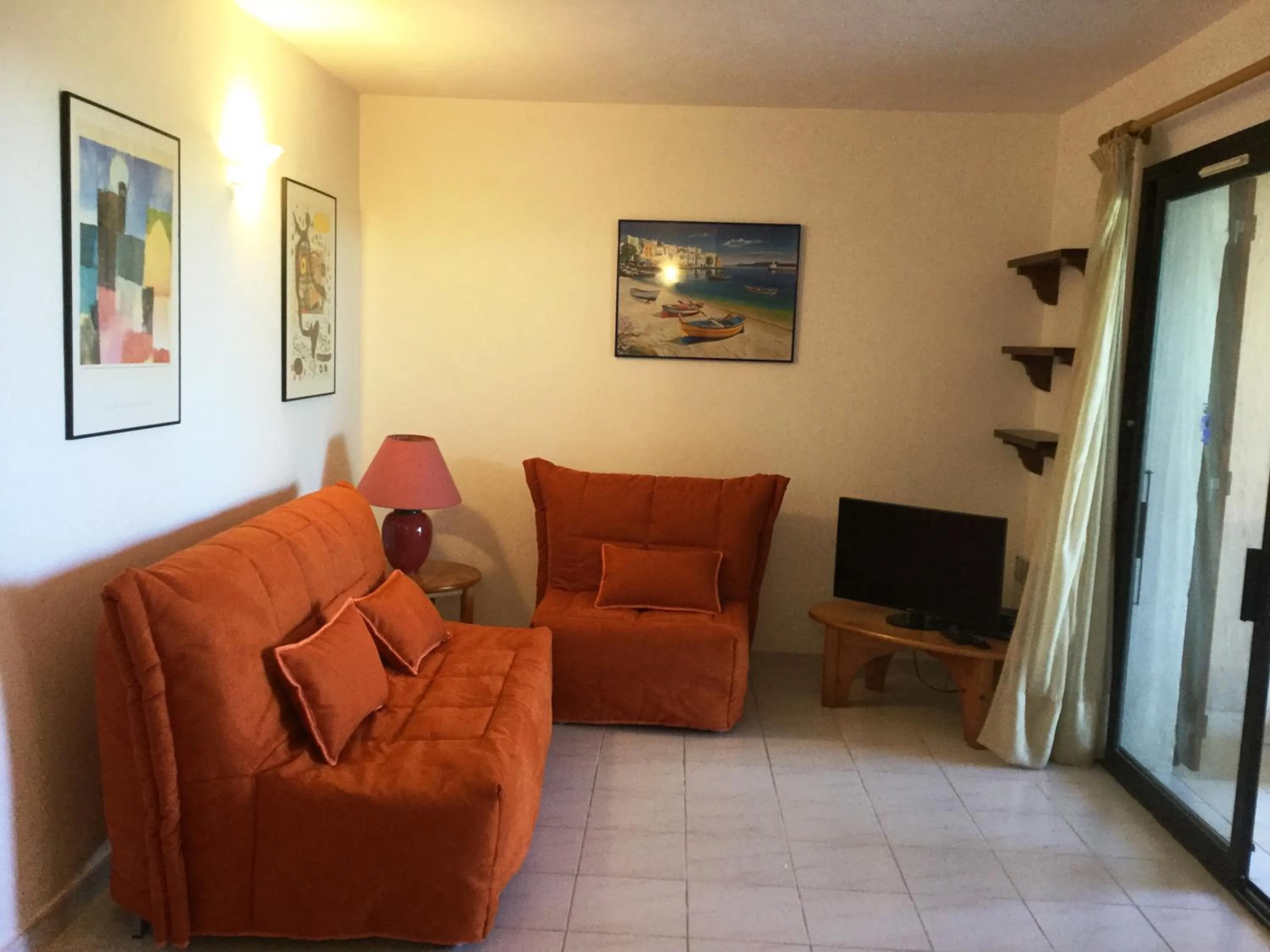 Living room in Résidence Playa Del'Oro