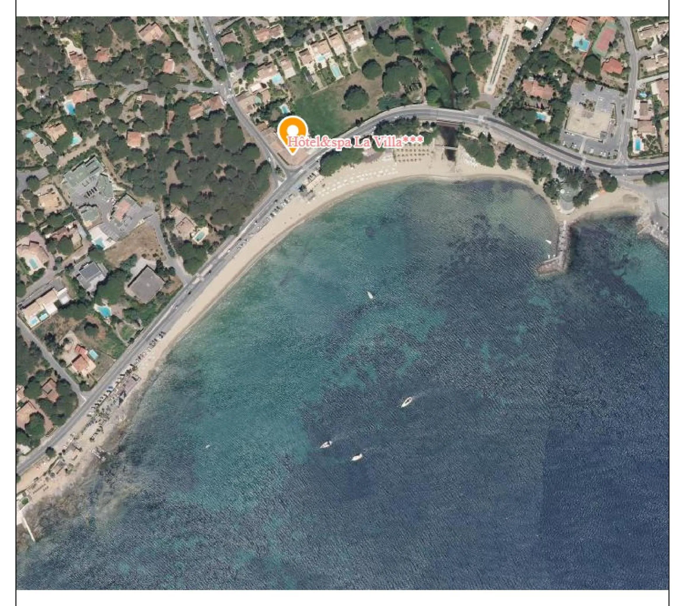 Bird's eye view in Hôtel & Spa La Villa