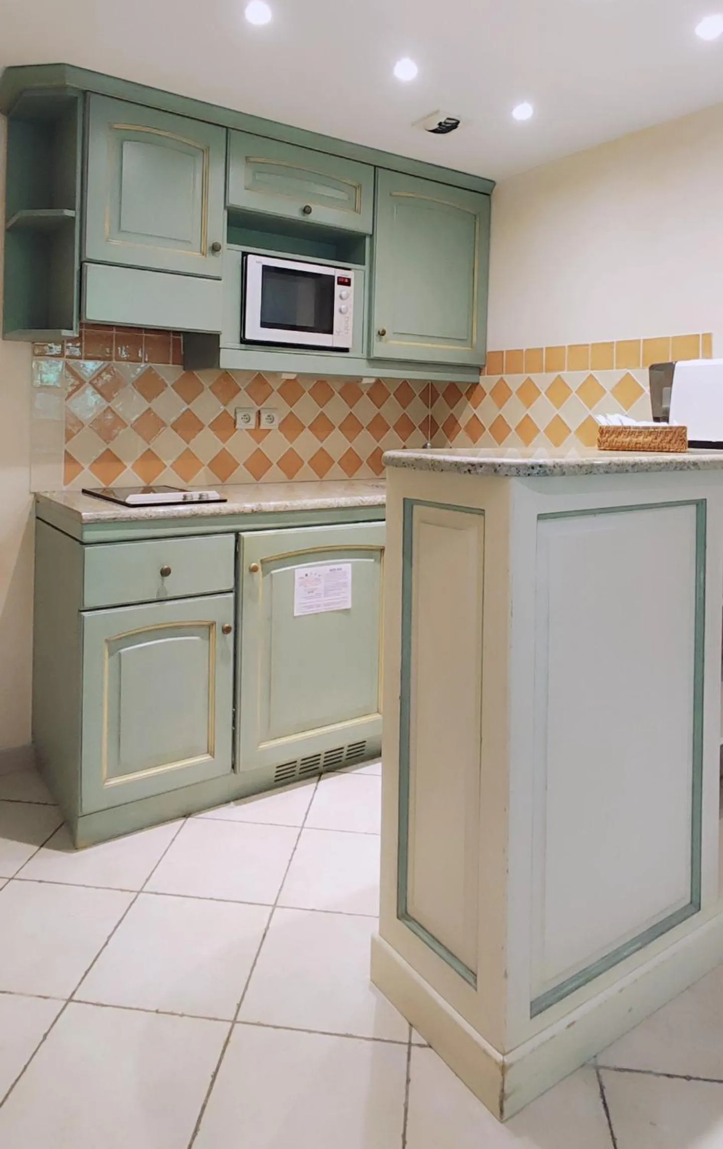 kitchen in Hôtel & Spa La Villa