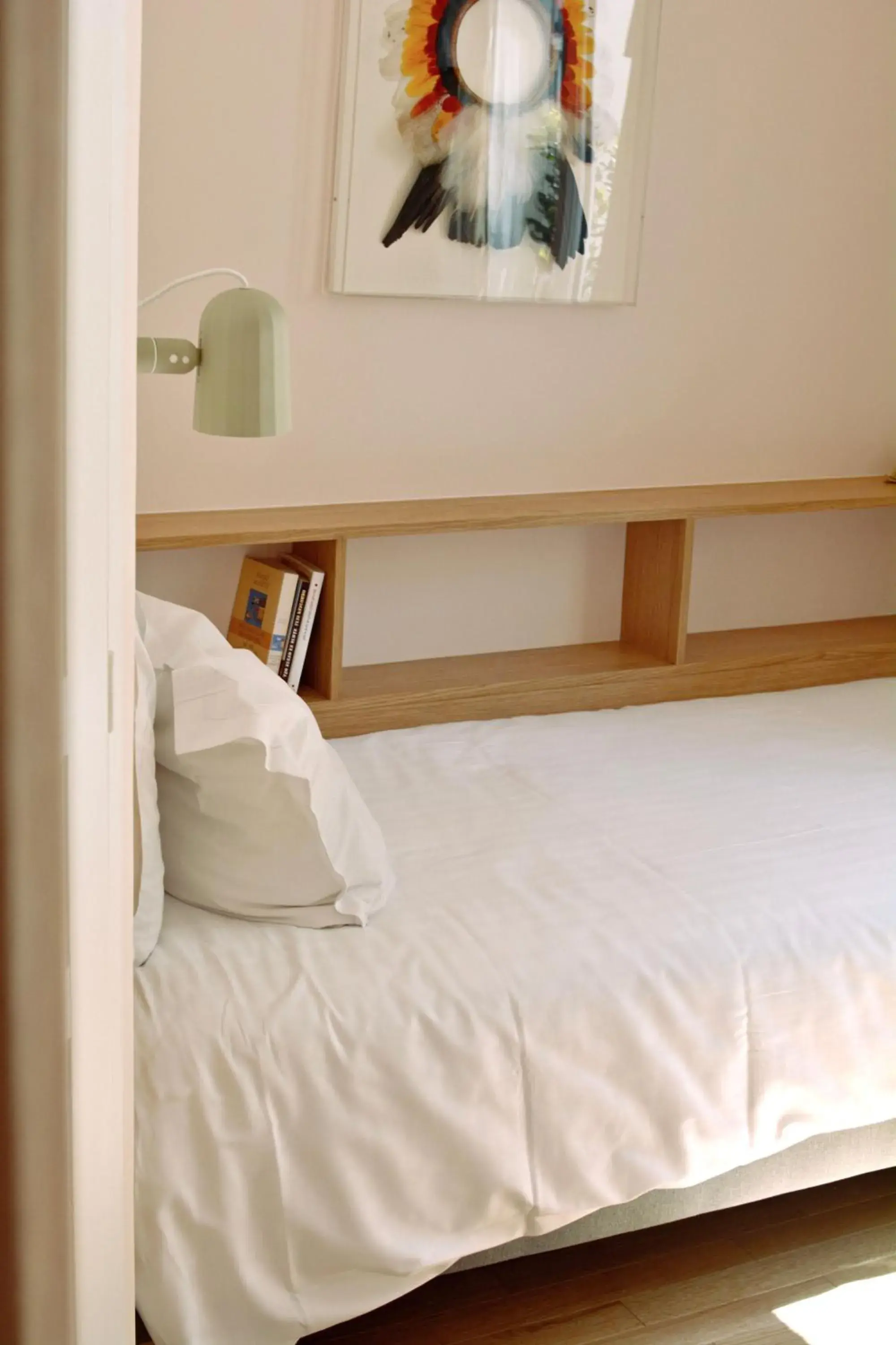 Bed in Hôtel Lucien Bed in Hôtel Lucien