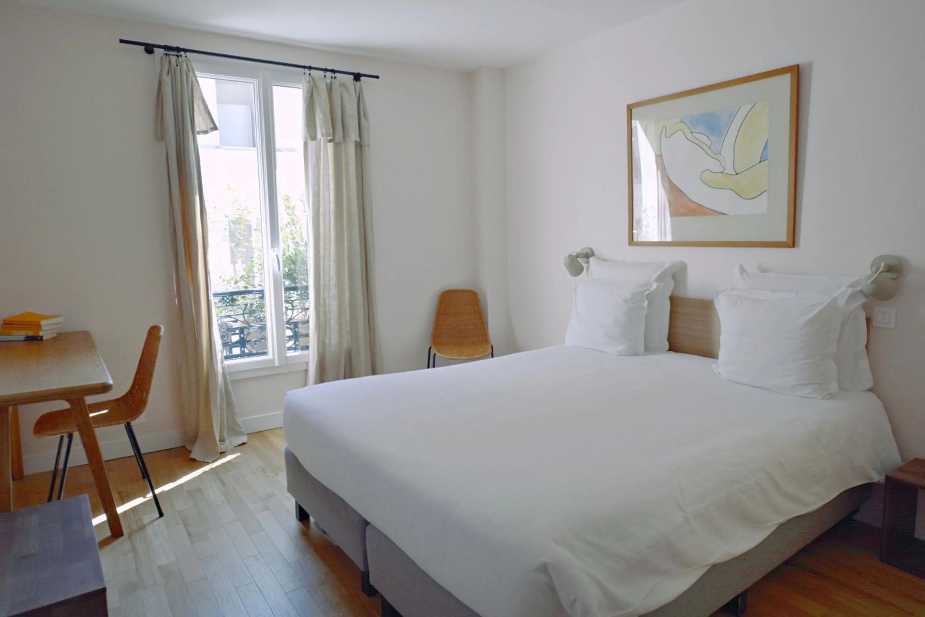Bed in Hôtel Lucien