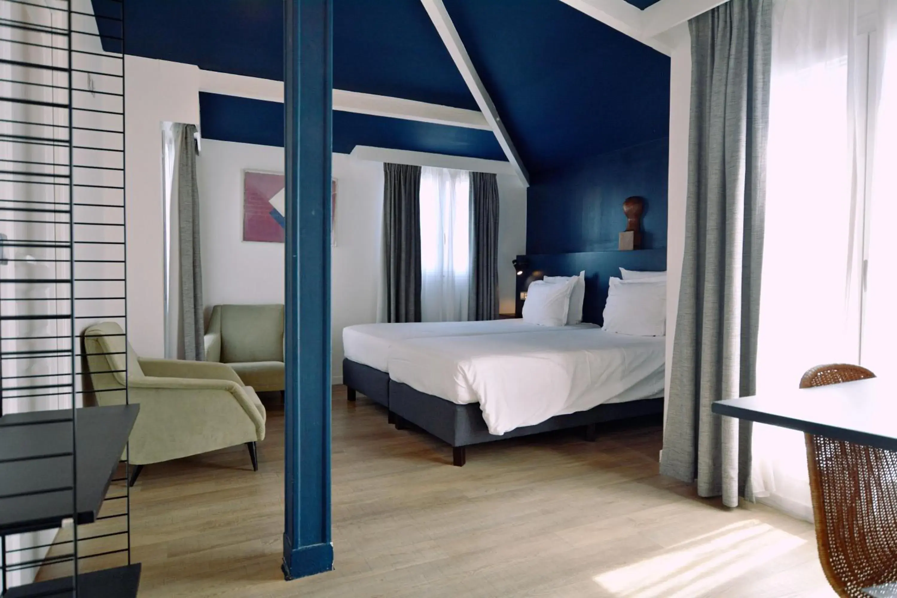 Bed in Hôtel Lucien Bed in Hôtel Lucien