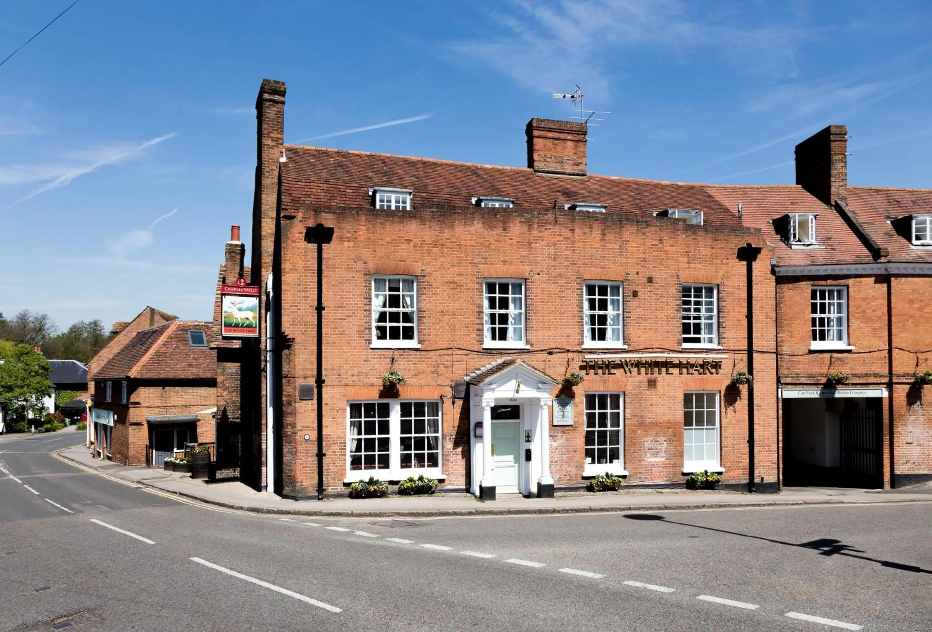 Street view in The White Hart Hotel