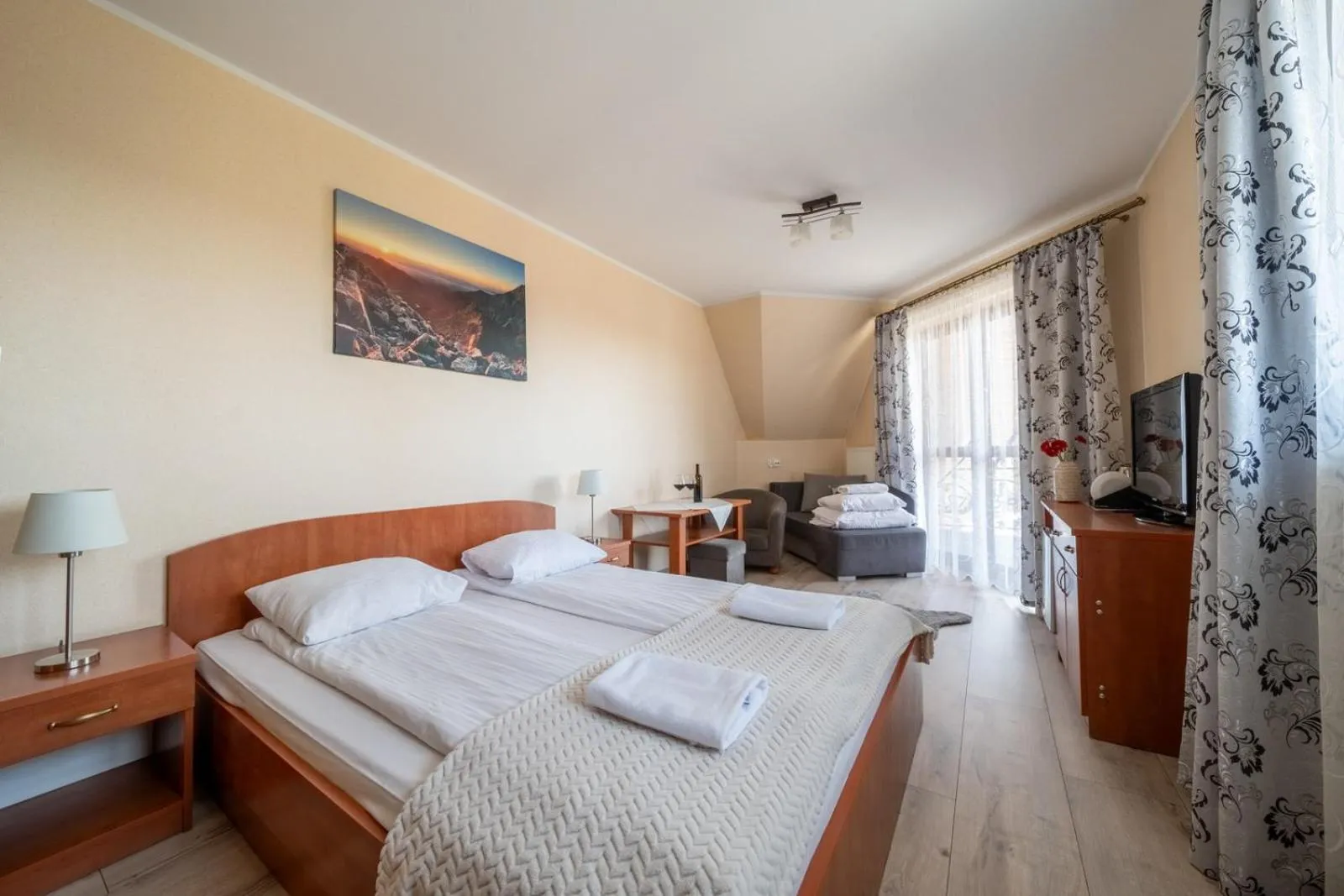 Bed in Willa u Anusia Jacuzzi & Sauna