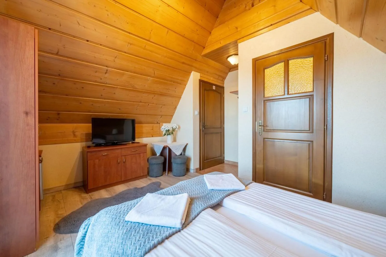 Bed in Willa u Anusia Jacuzzi & Sauna