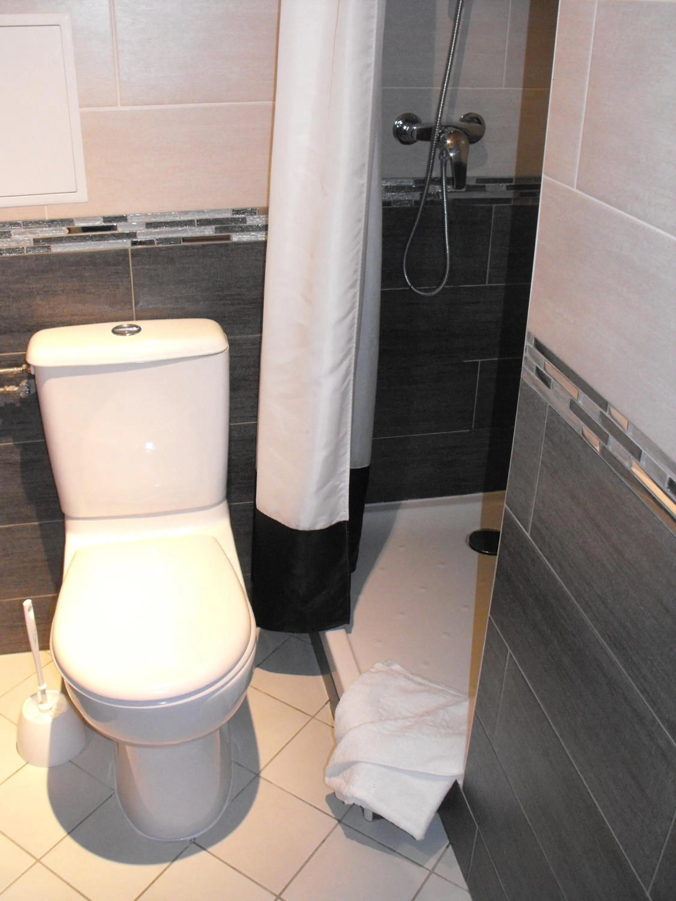 Shower in Hôtel De La Perdrix Rouge