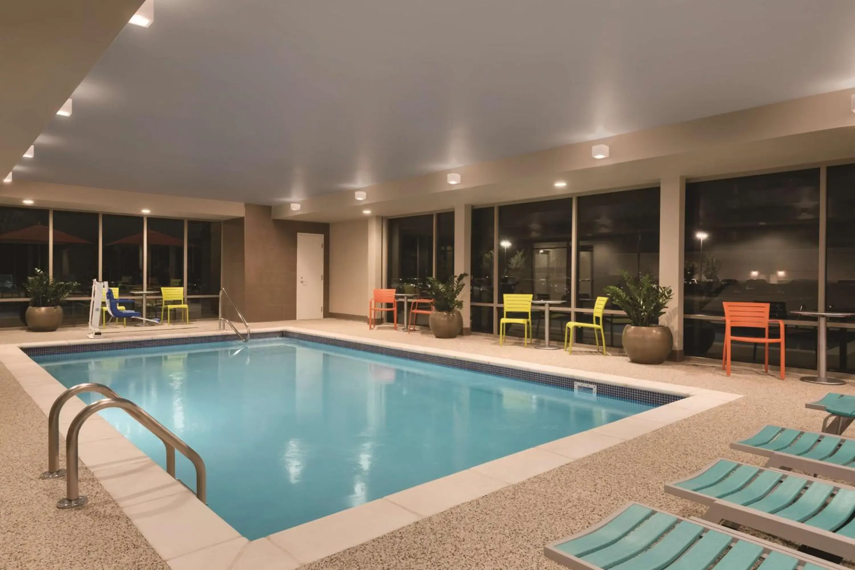 Pool view in Home2 Suites By Hilton Columbus Dublin Pool view in Home2 Suites By Hilton Columbus Dublin