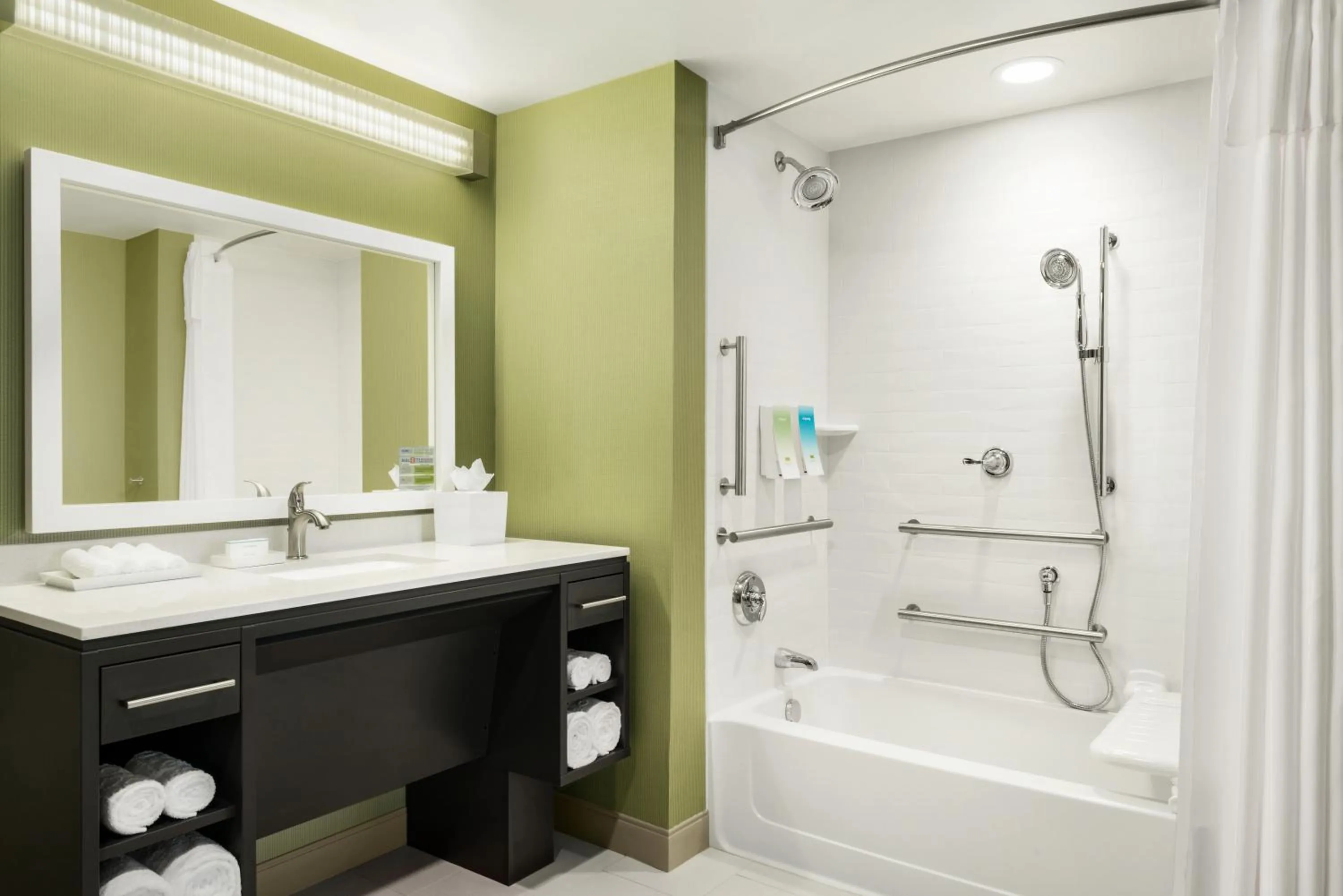 Shower in Home2 Suites By Hilton Menomonee Falls Milwaukee