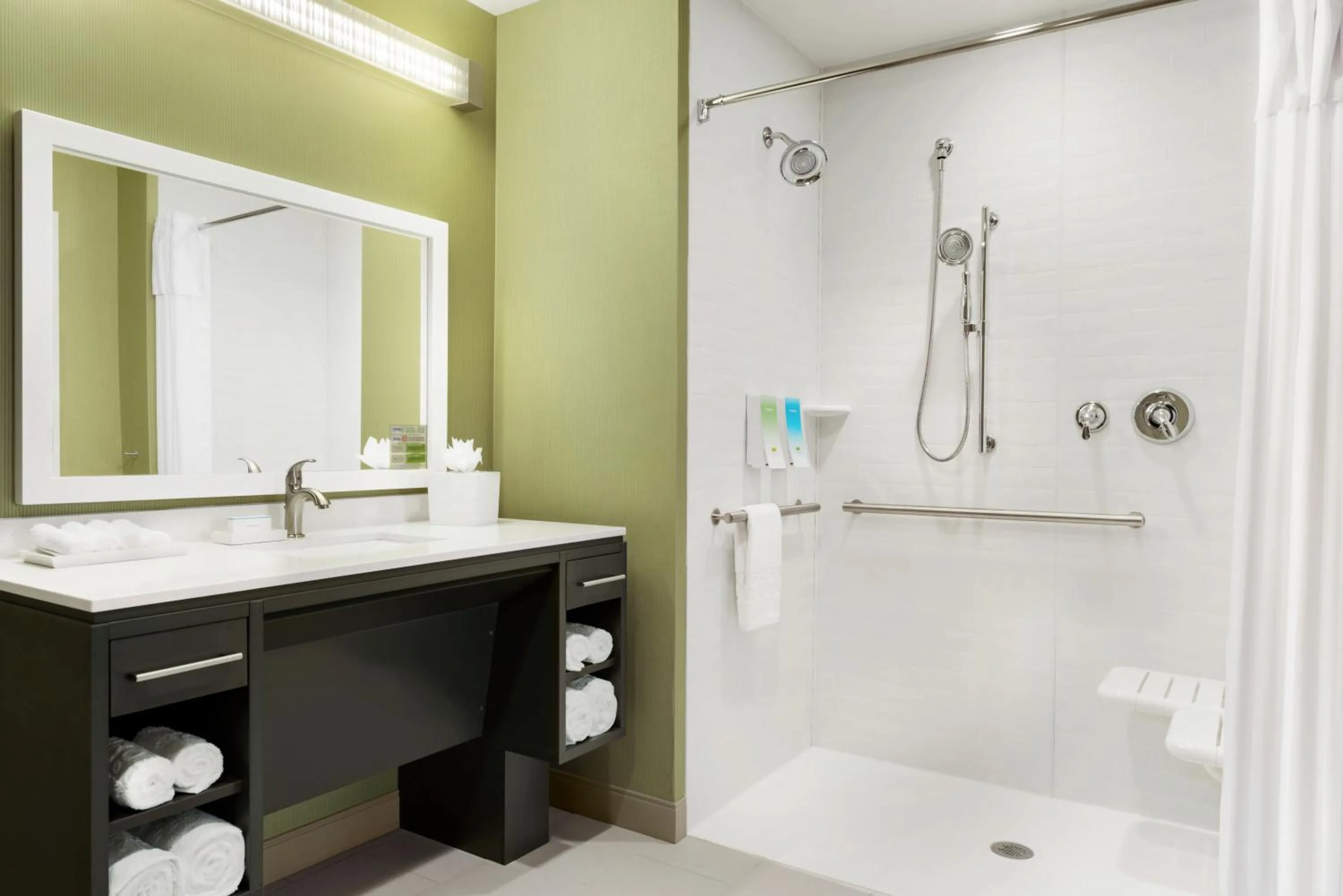 Shower in Home2 Suites By Hilton Menomonee Falls Milwaukee