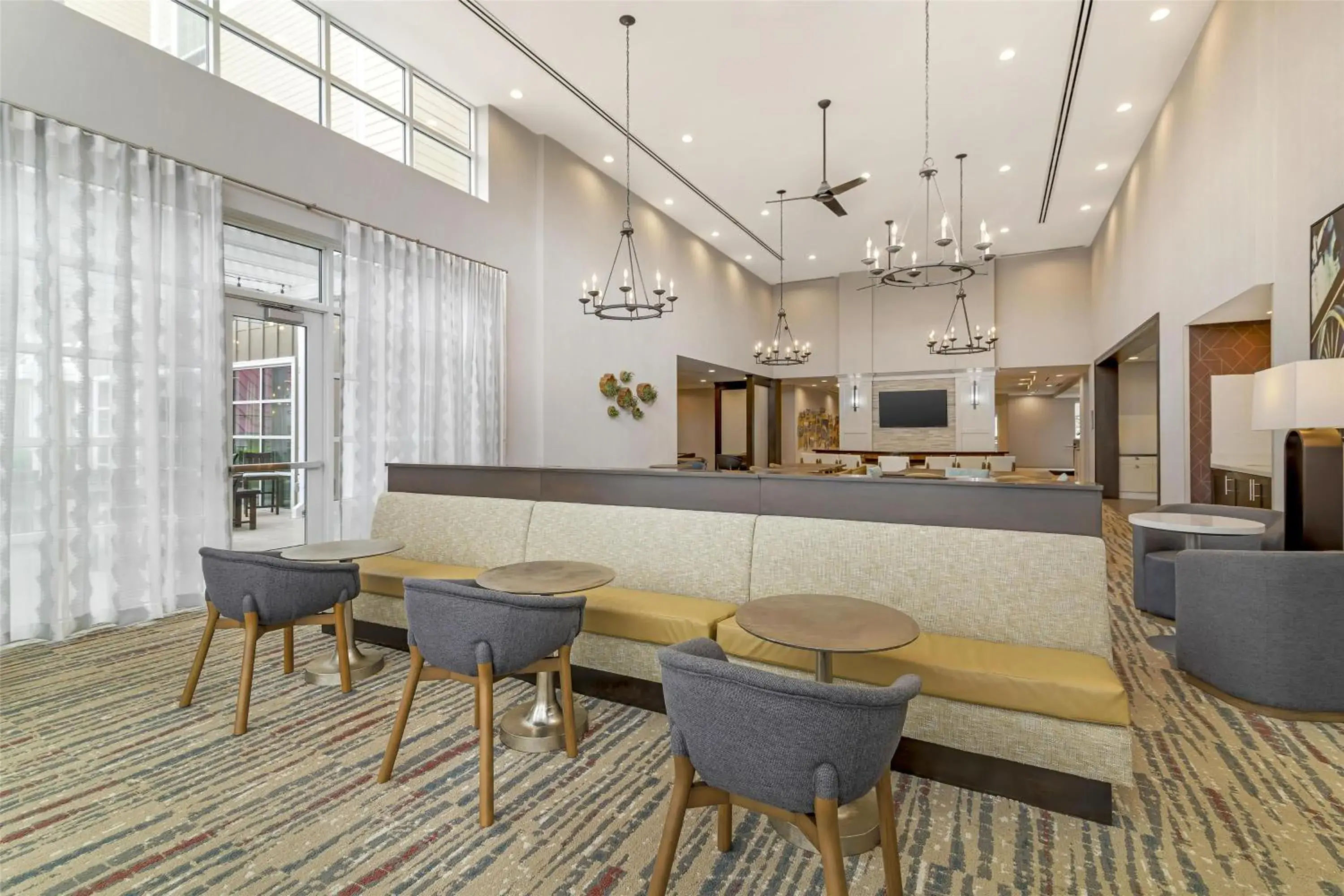 Lobby or reception in Homewood Suites By Hilton Schenectady Lobby or reception in Homewood Suites By Hilton Schenectady