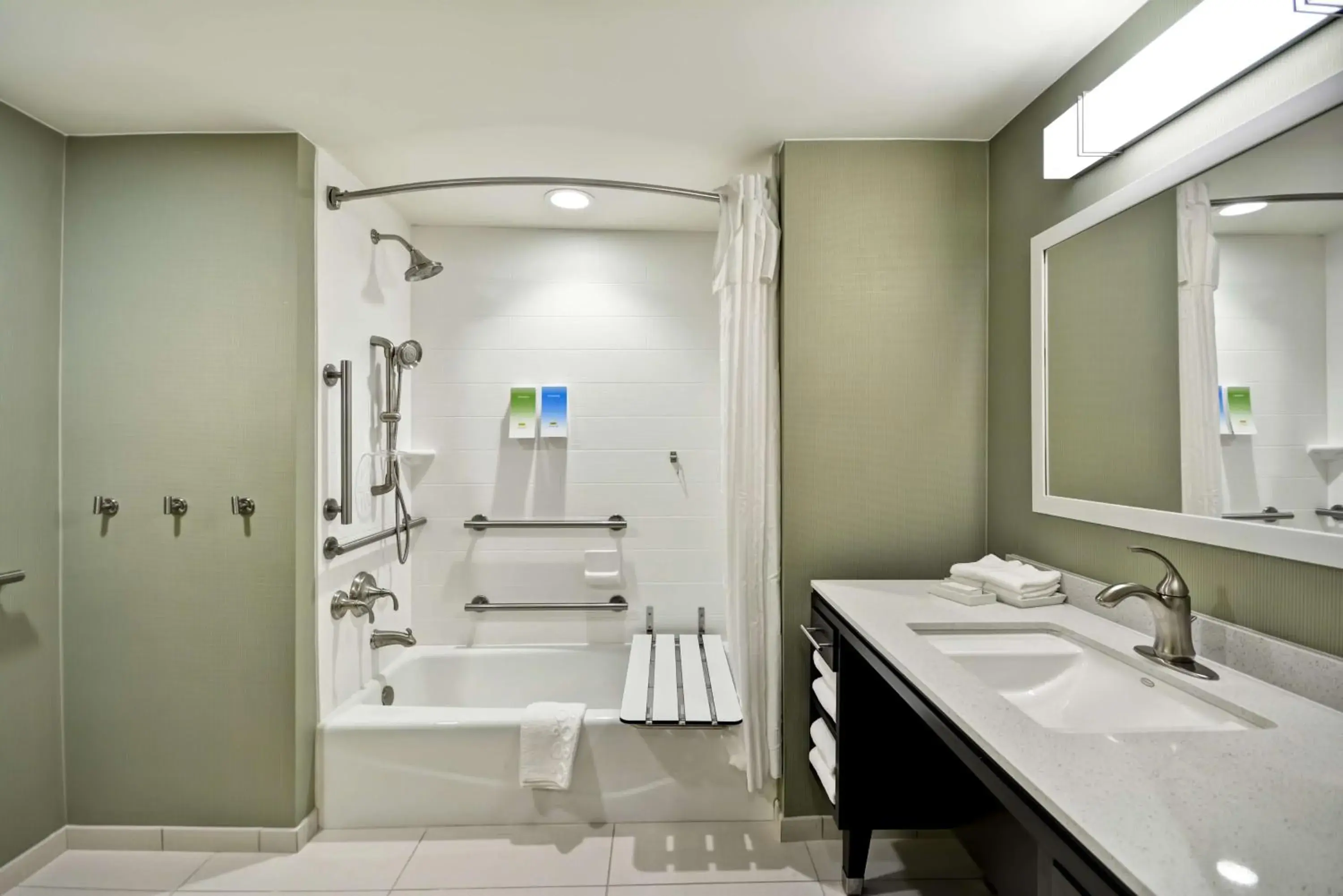 Bathroom in Home2 Suites By Hilton Maumee Toledo Bathroom in Home2 Suites By Hilton Maumee Toledo