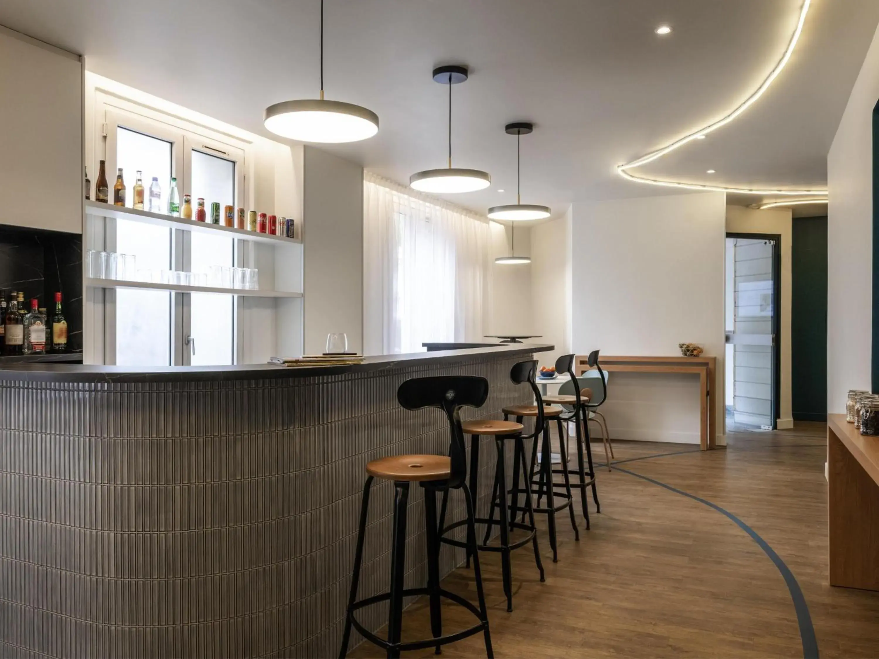 Lounge or bar in ibis Styles Asnieres Centre Lounge or bar in ibis Styles Asnieres Centre