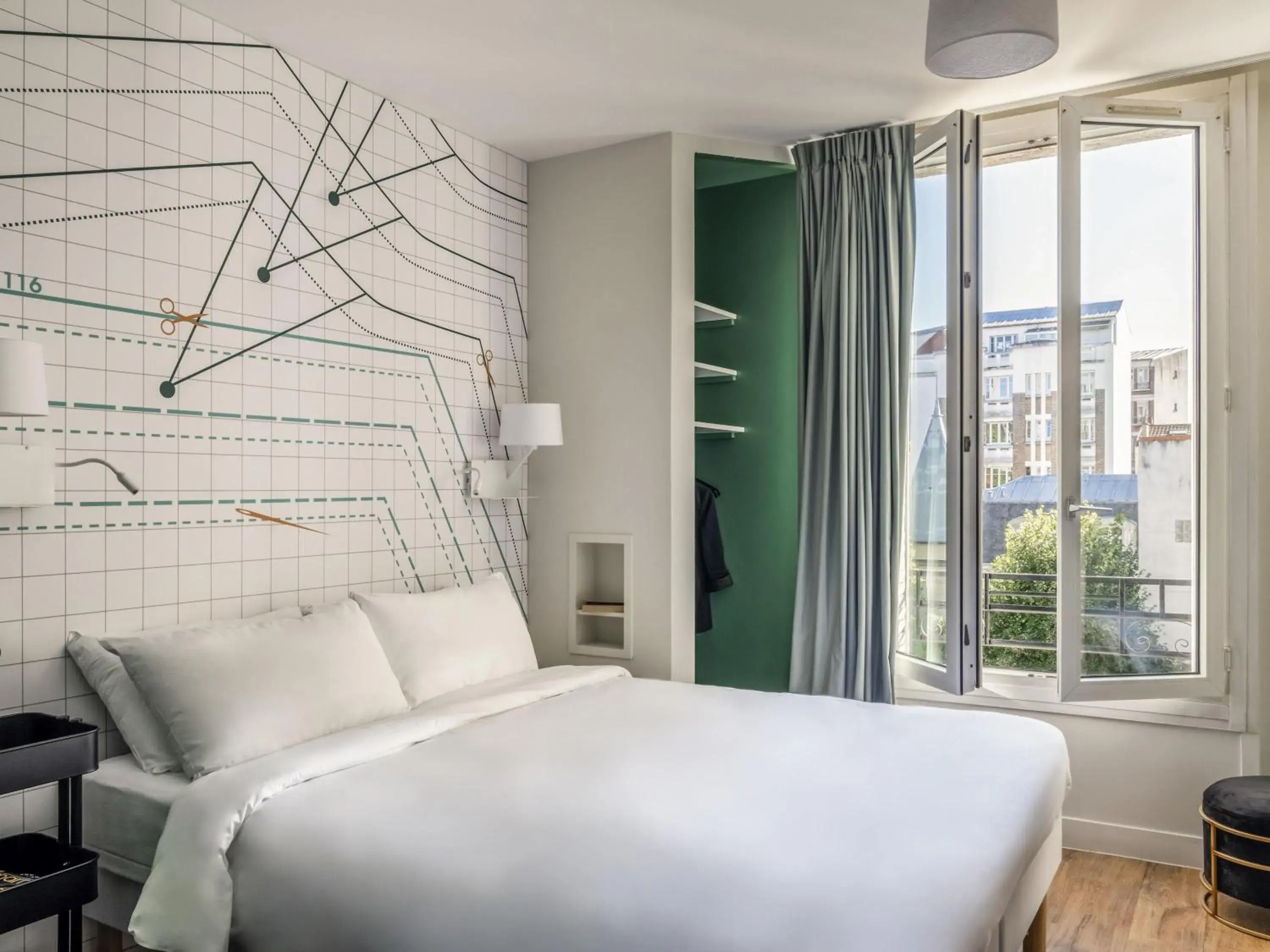 Bedroom, Bed in ibis Styles Asnieres Centre Bedroom, Bed in ibis Styles Asnieres Centre