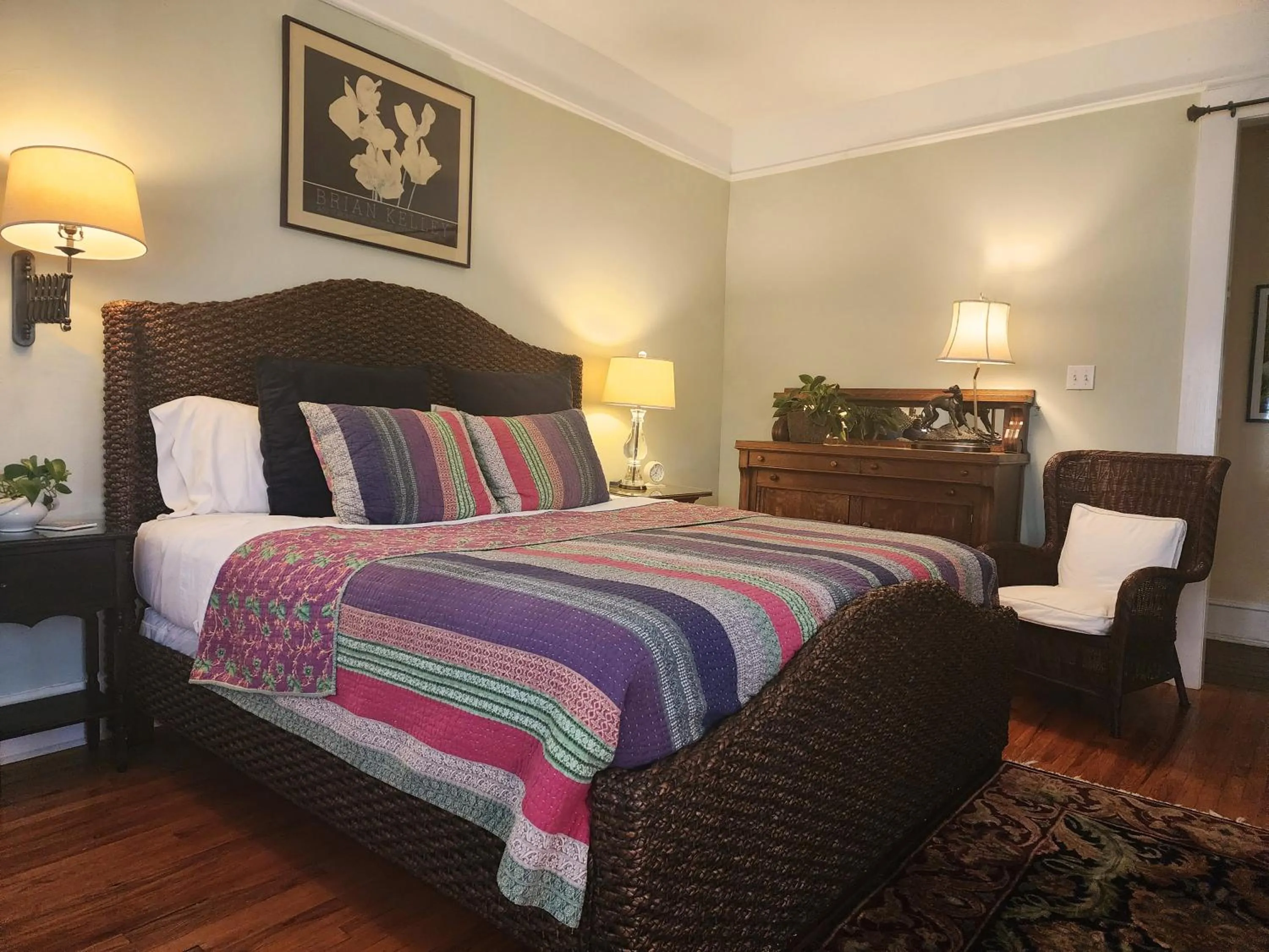 Bedroom, Bed in Rosemont B&B Cottages