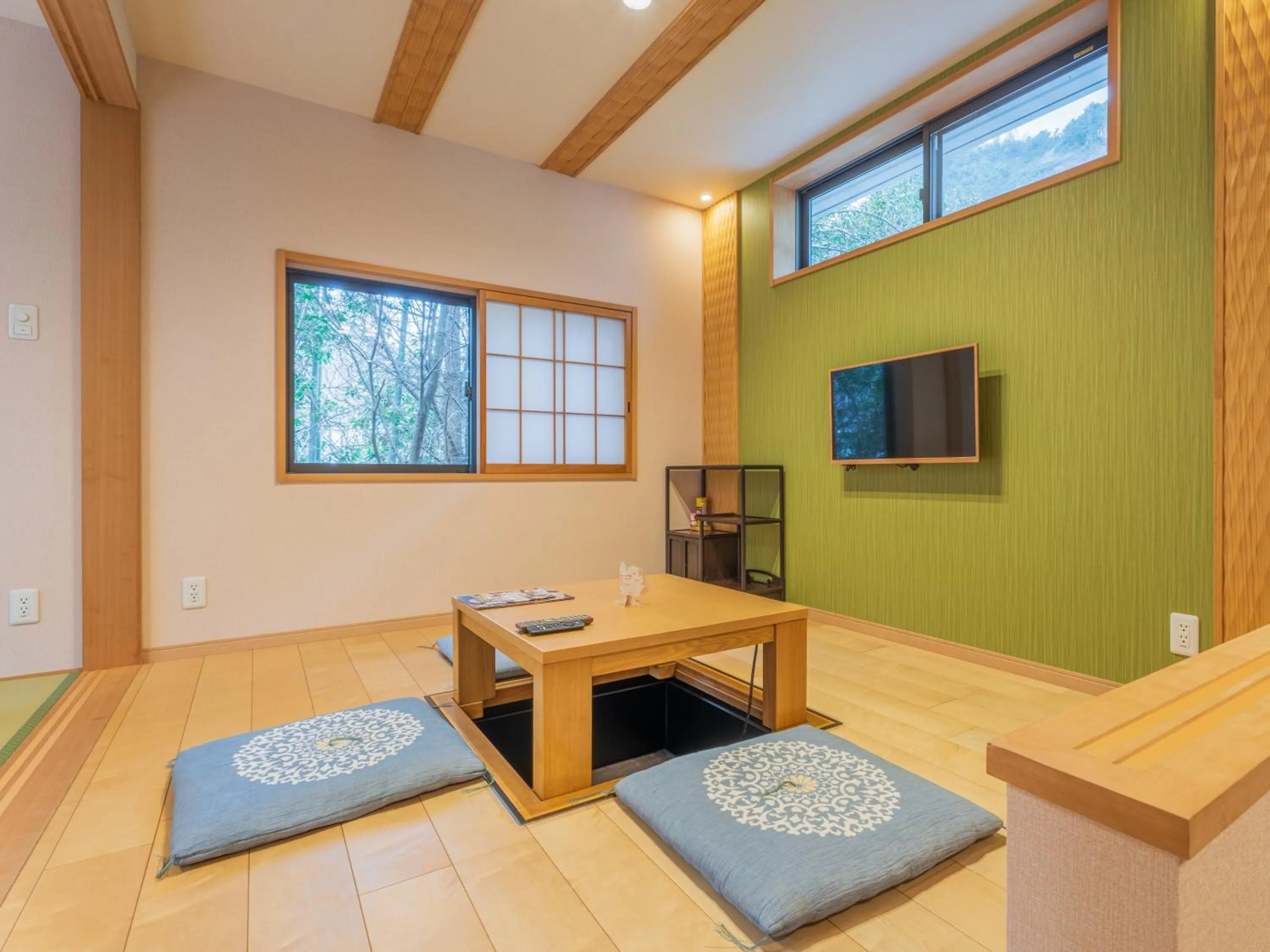 Living room in Oukai Villa Izumi