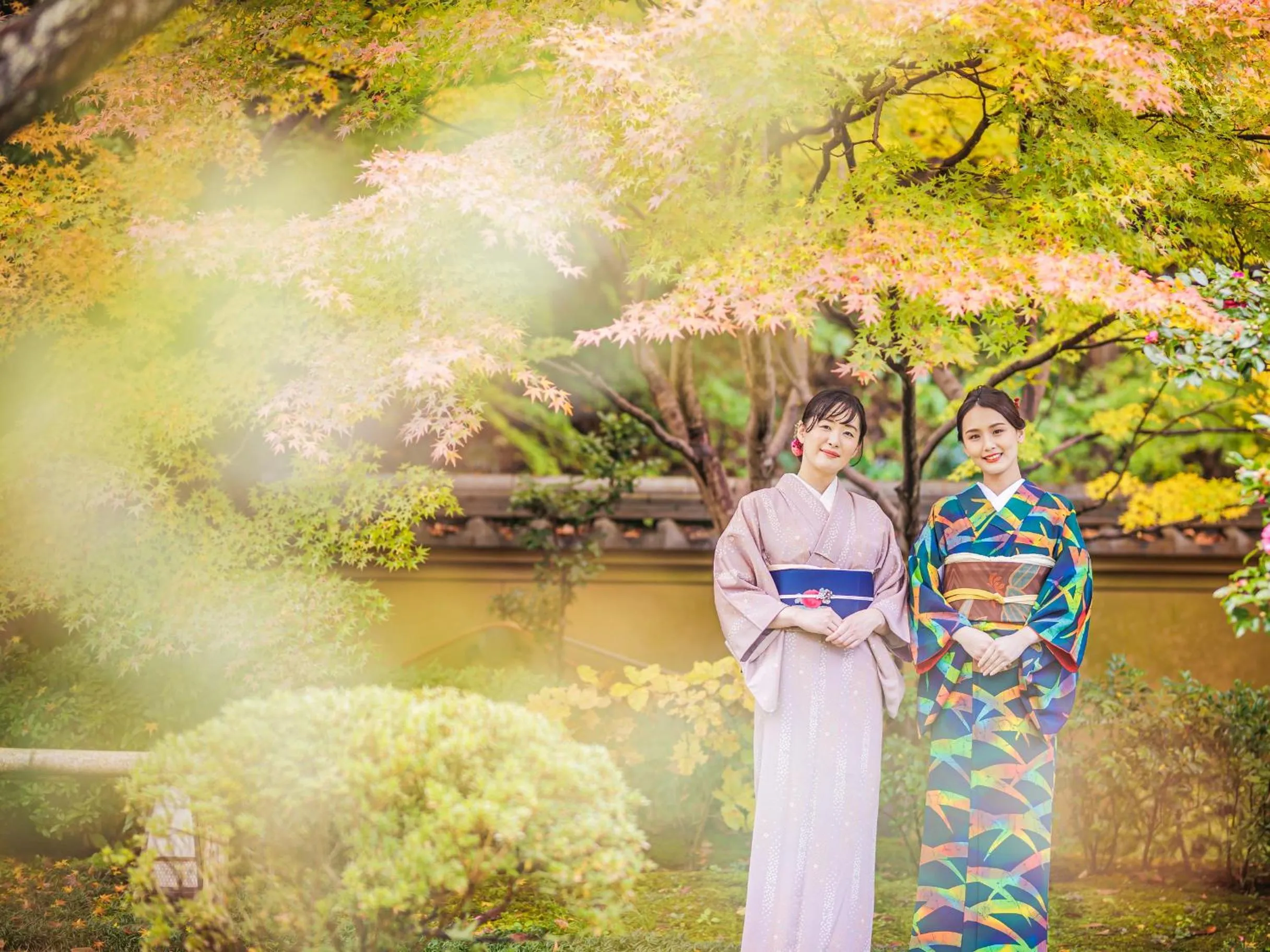 Garden view in Oukai Villa Izumi