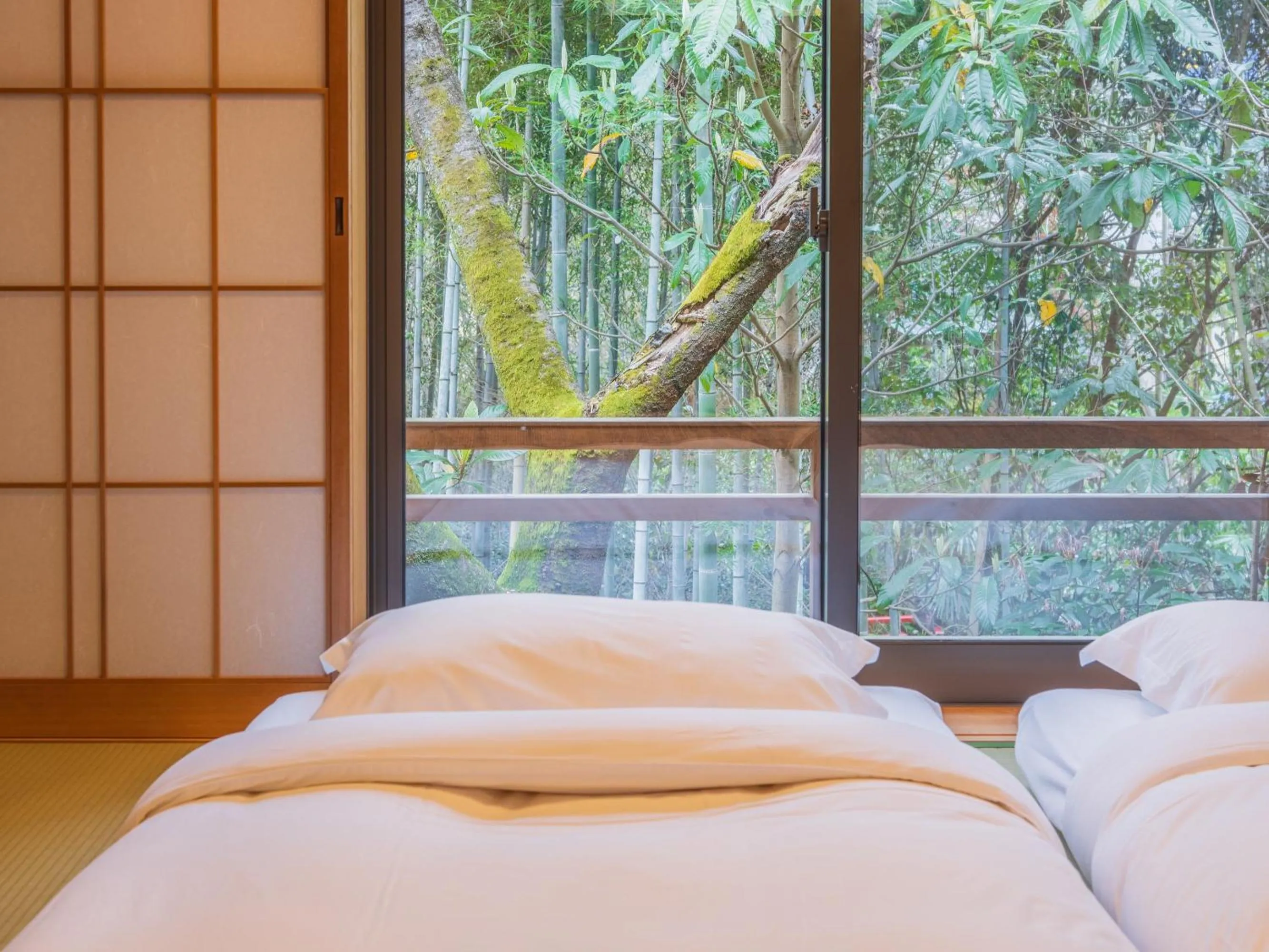 Bed in Oukai Villa Izumi