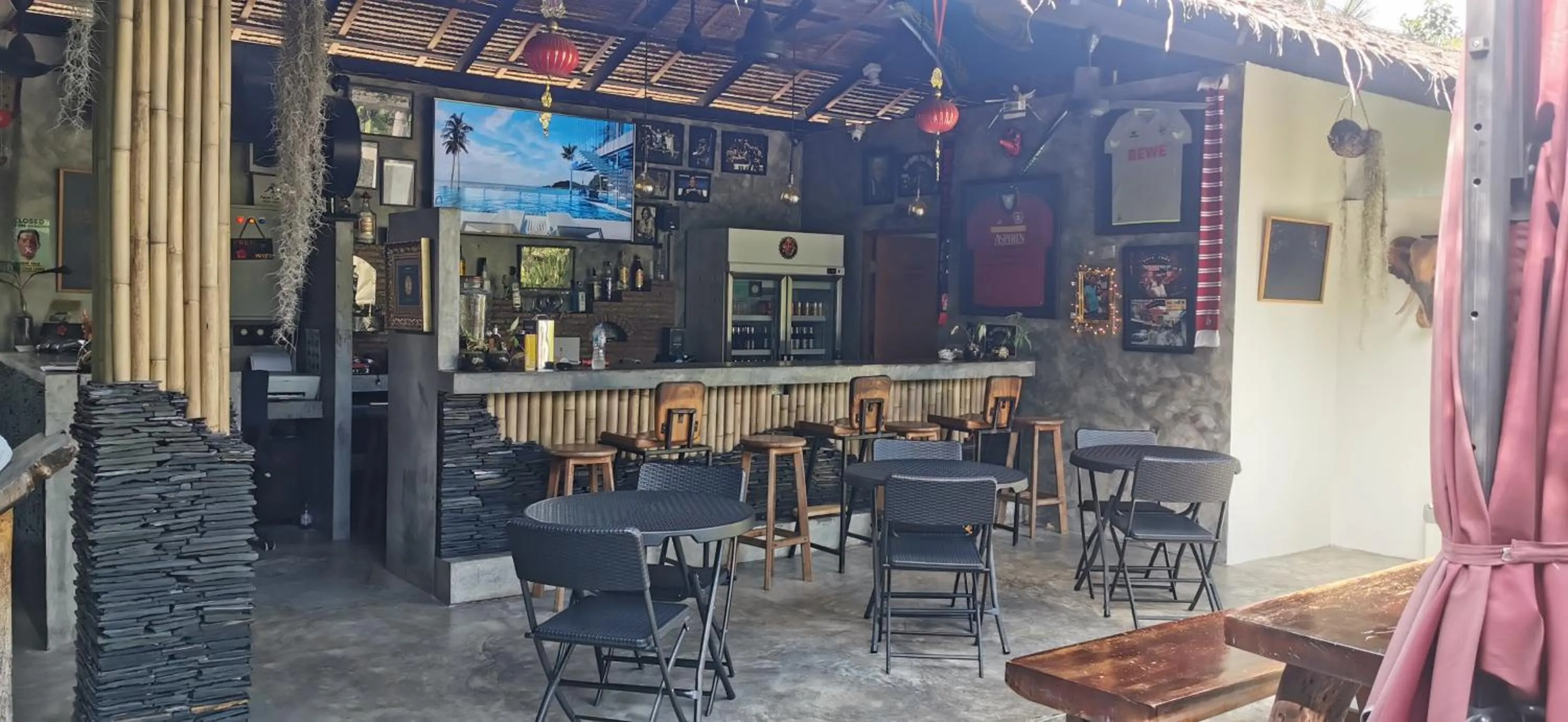 Patio in Asian Secret Resort