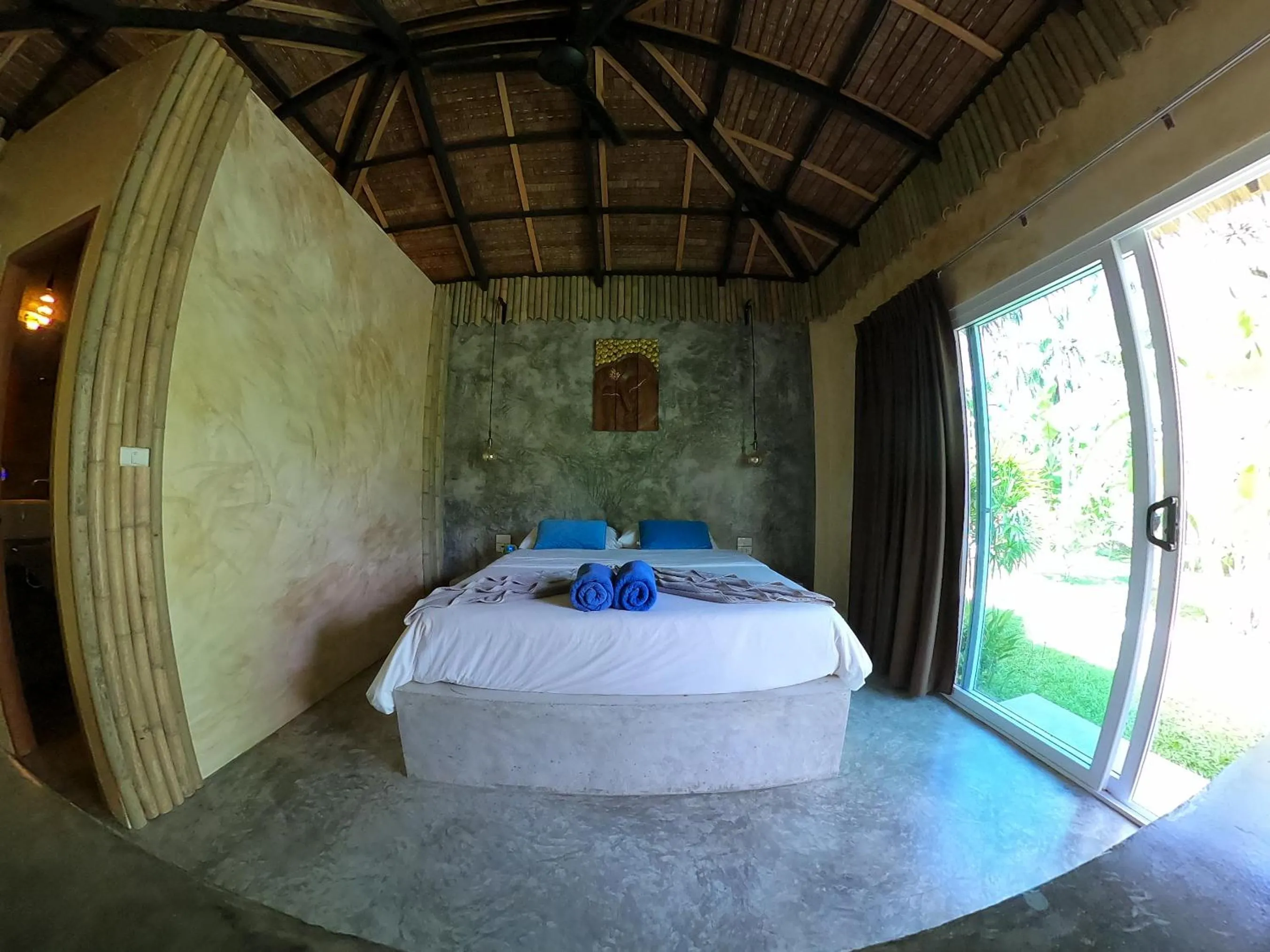 Bed in Asian Secret Resort