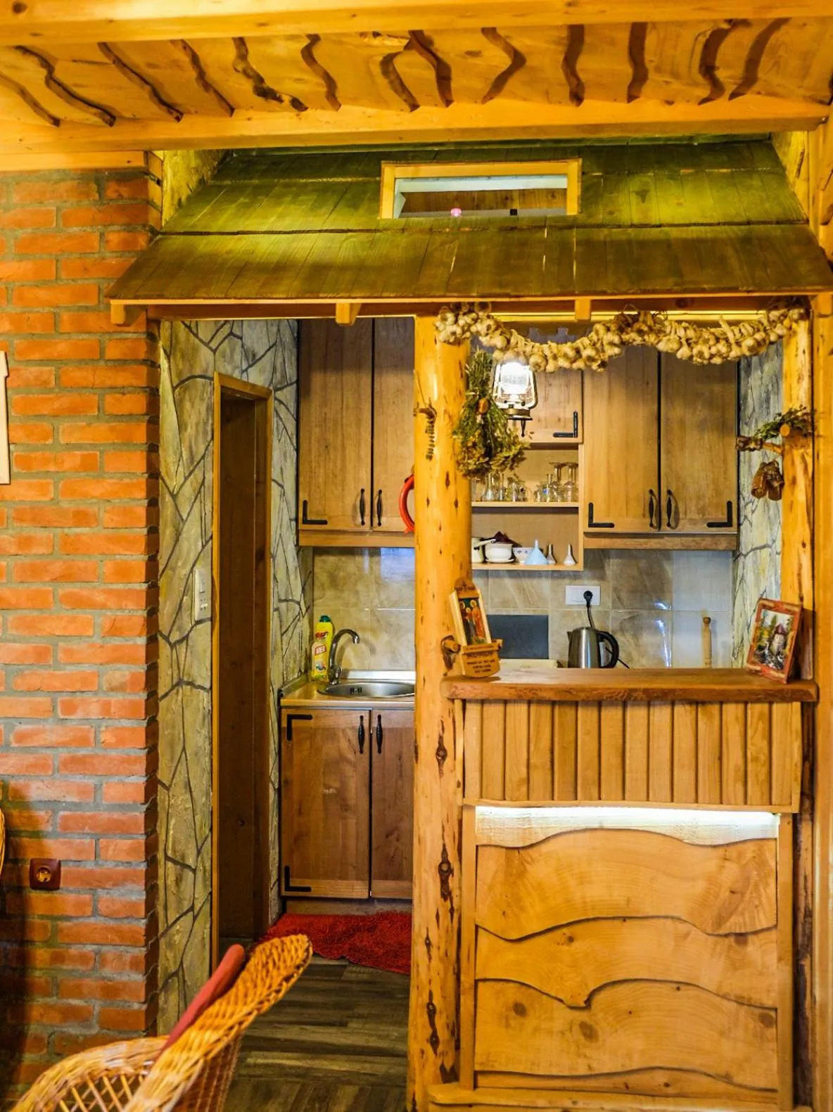 Kitchen or kitchenette in Apartment Snow Garden