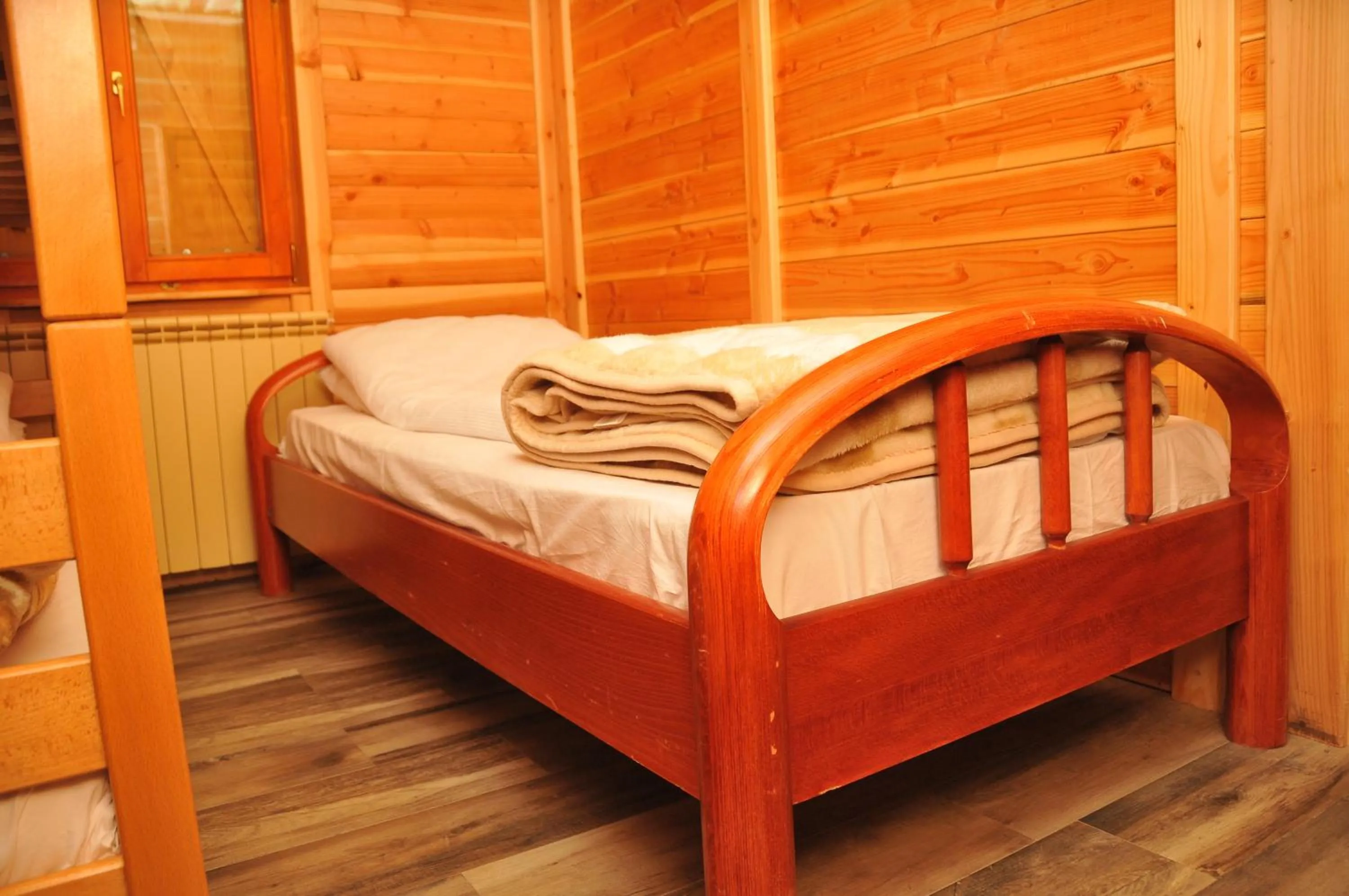 Bed in Apartment Snow Garden