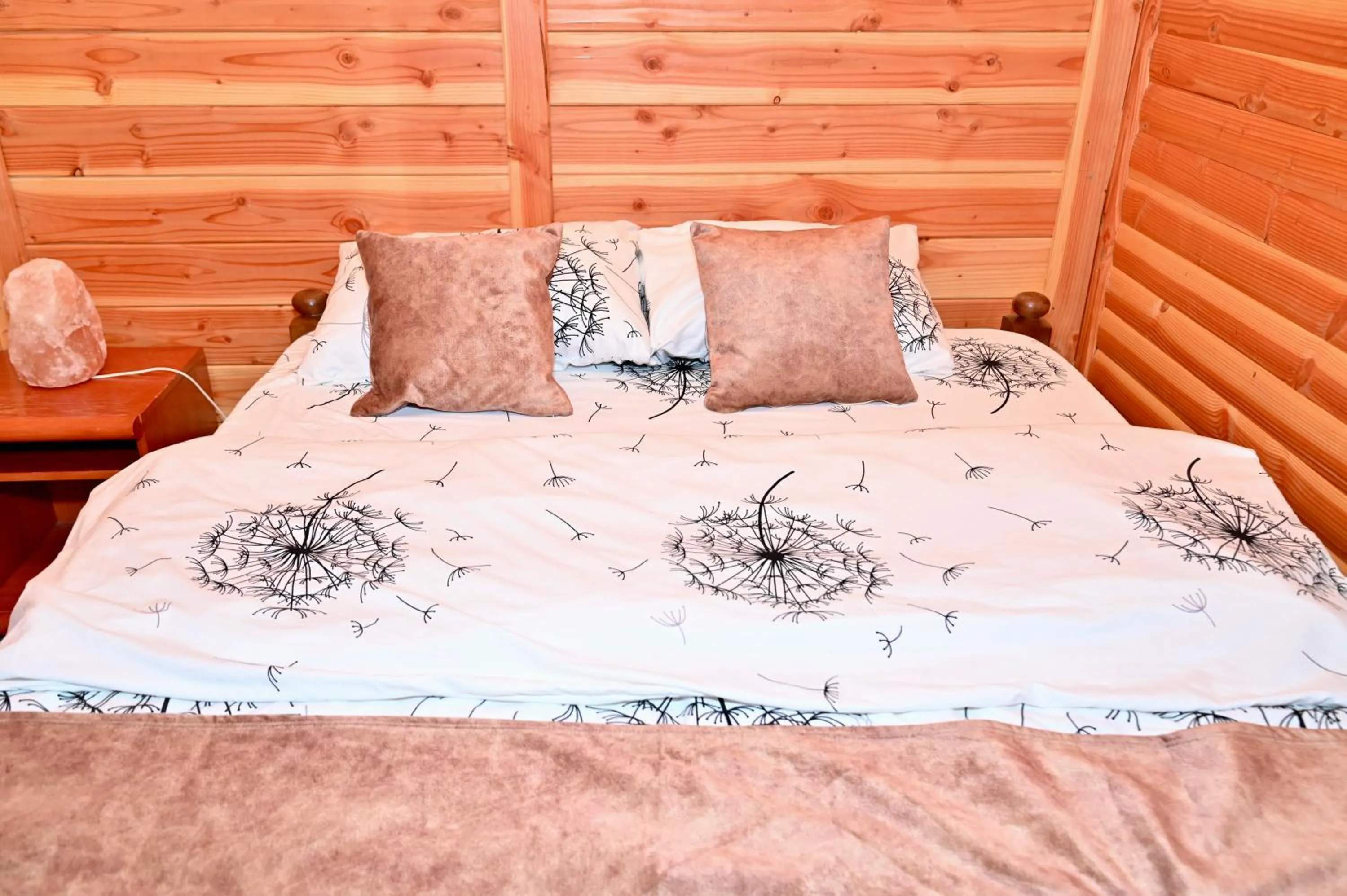 Bed in Apartment Snow Garden