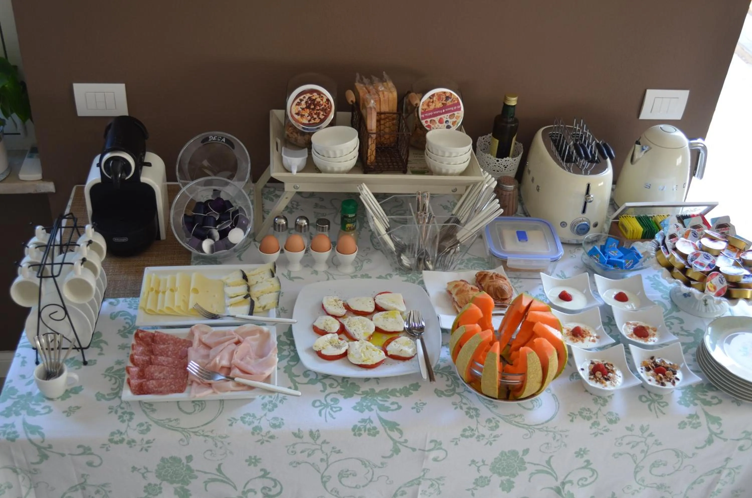 Buffet breakfast in B&B La Fiaba