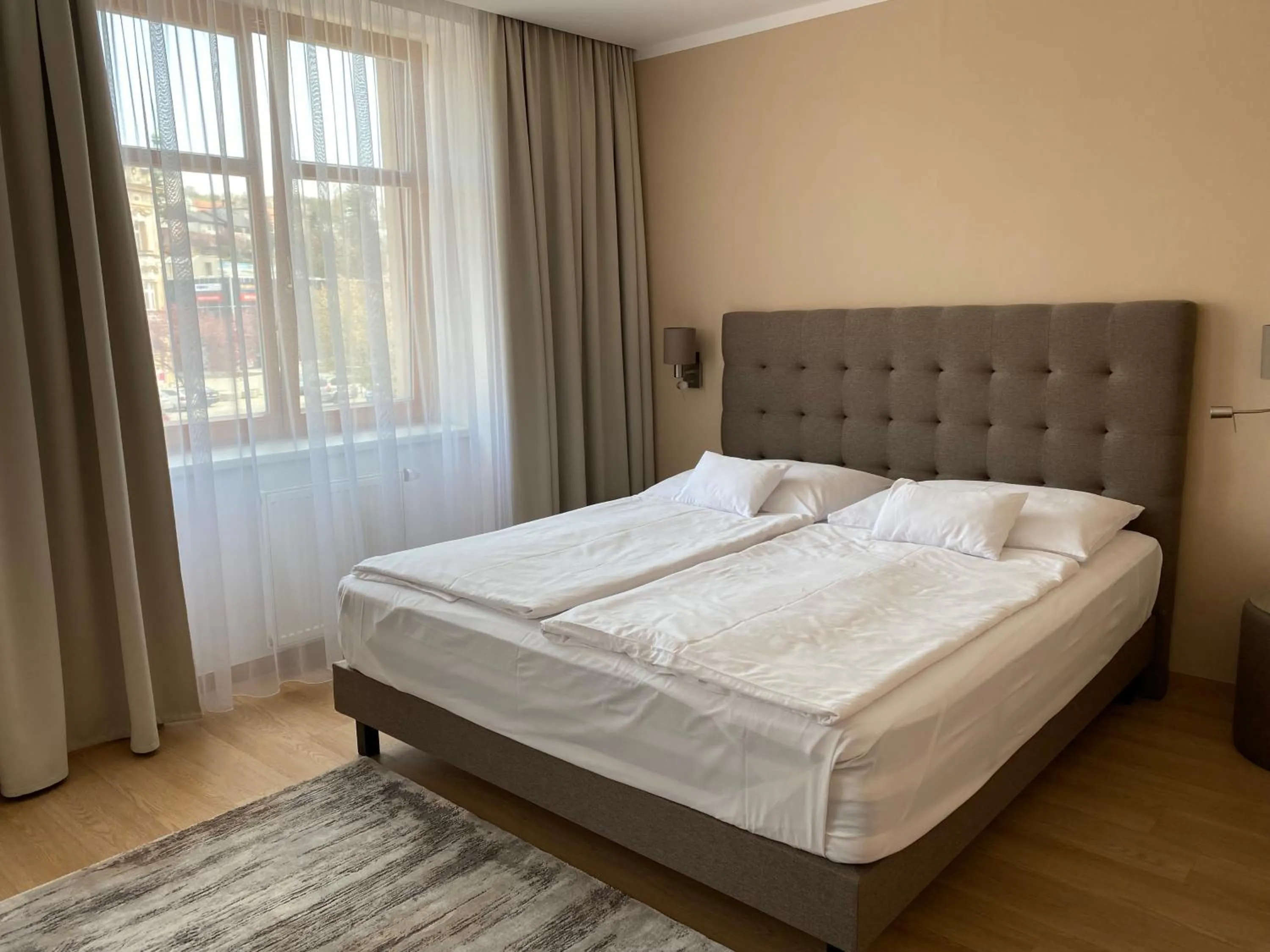 Bed in Hotel MAGISTR Vsetín