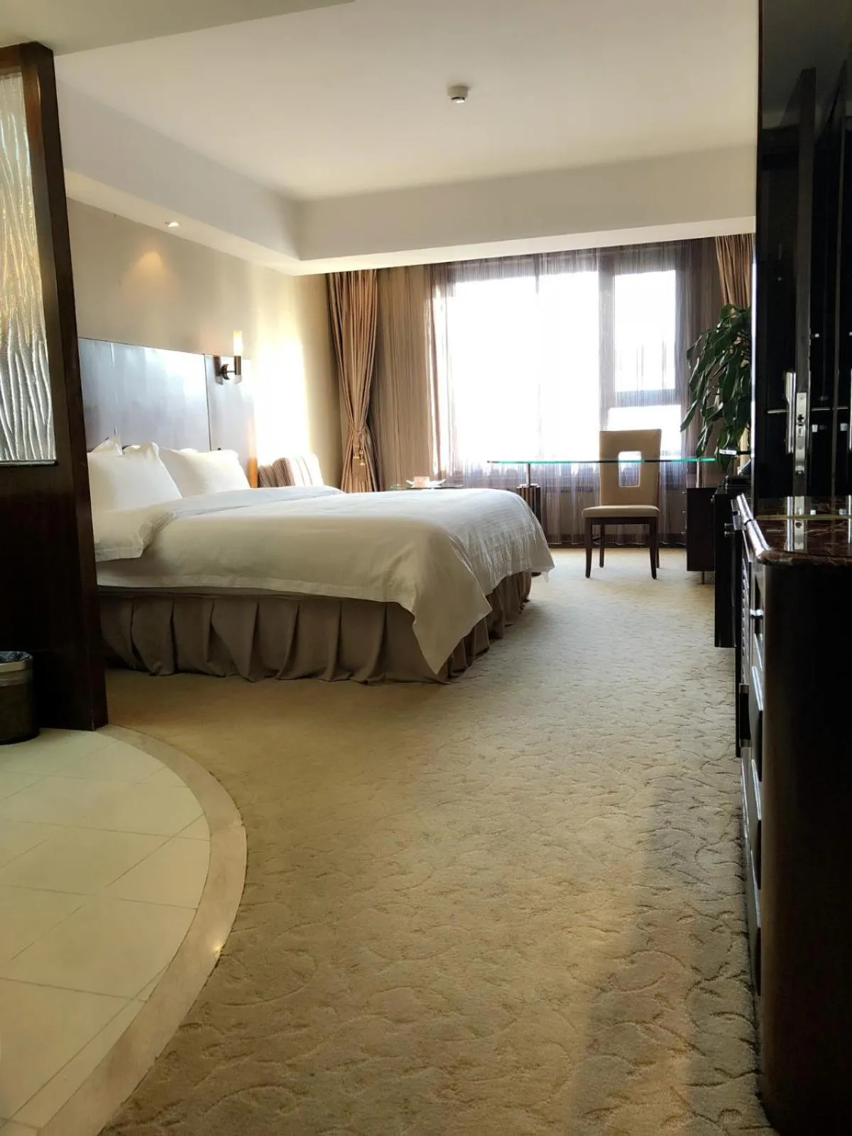 Bed in Xijiao Hotel Beijing