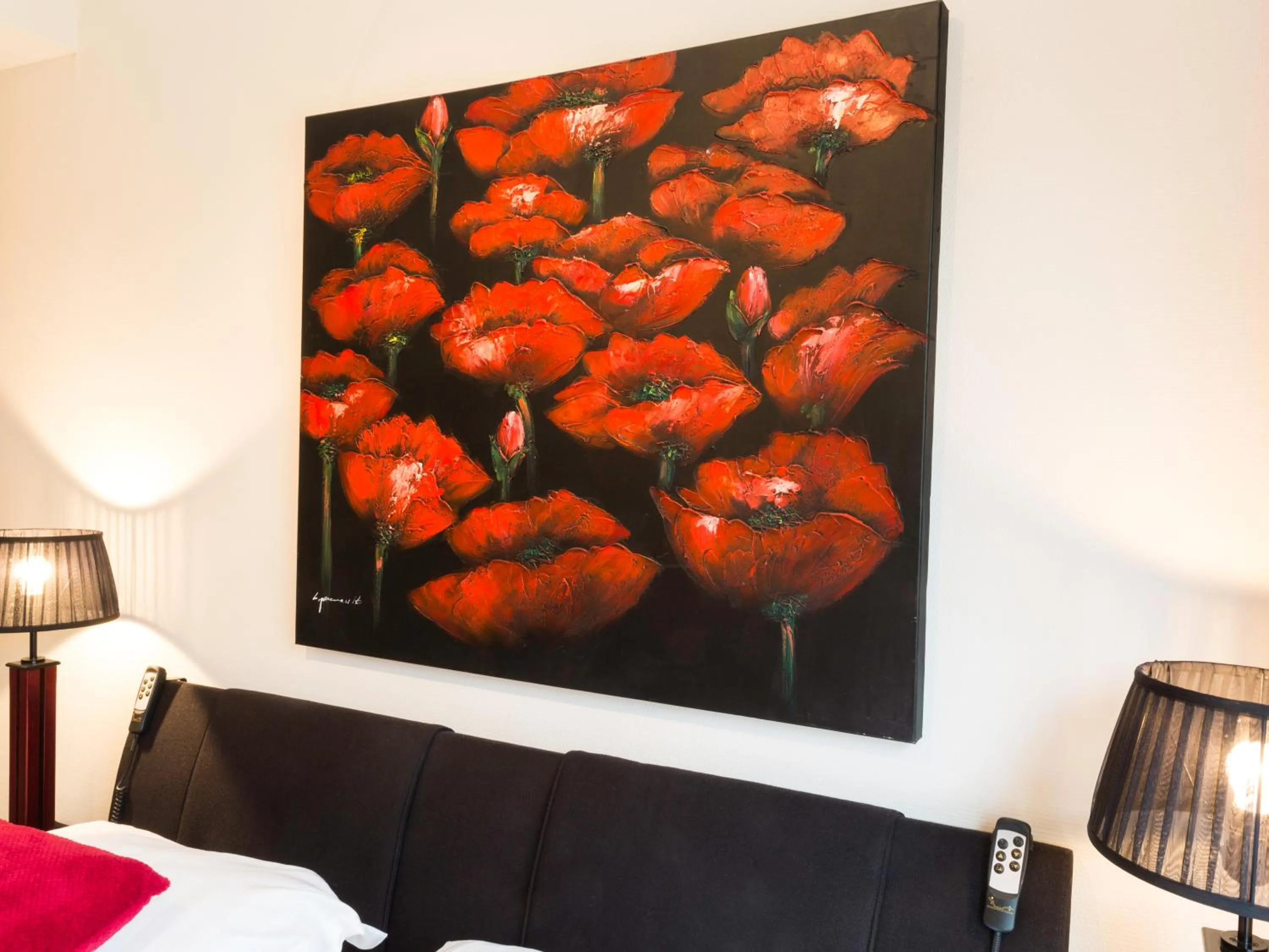 Decorative detail, Bed in Baart's Bed and Breakfast