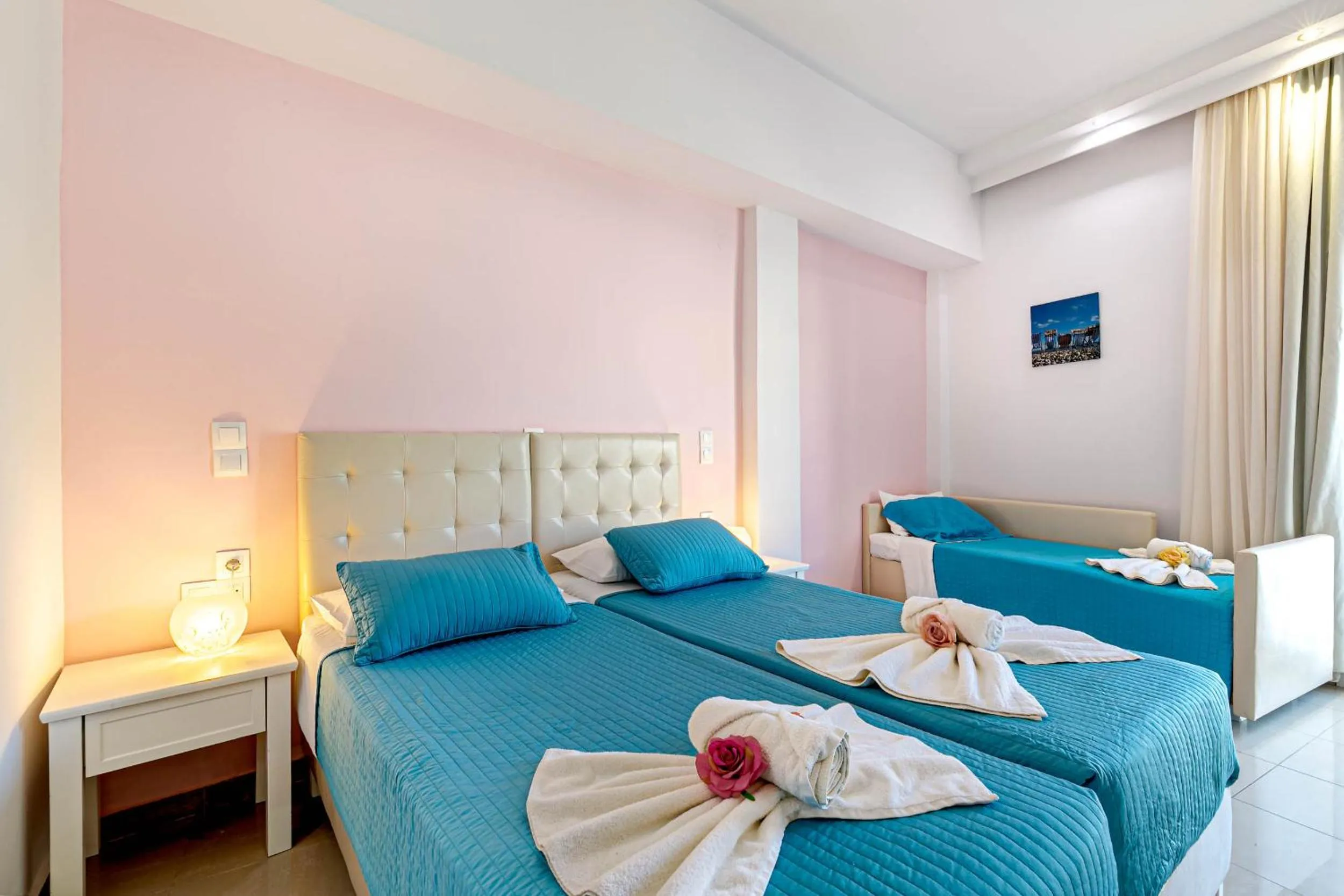 Bed in Palotel Design Gouvia