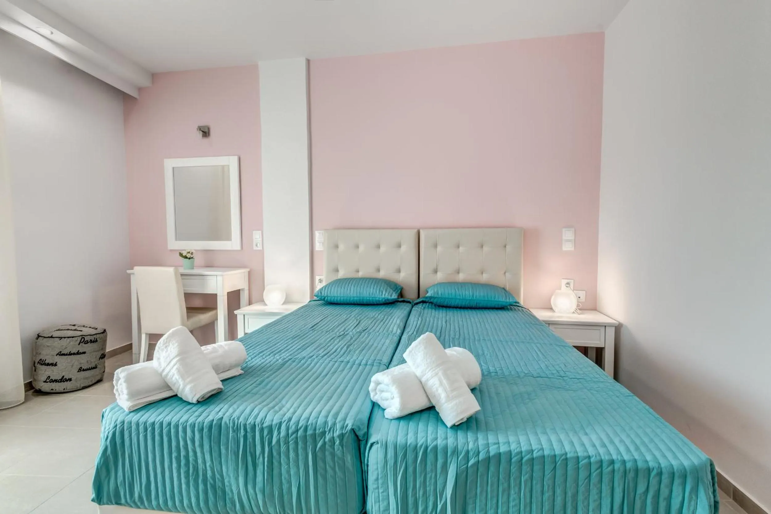 Bed in Palotel Design Gouvia