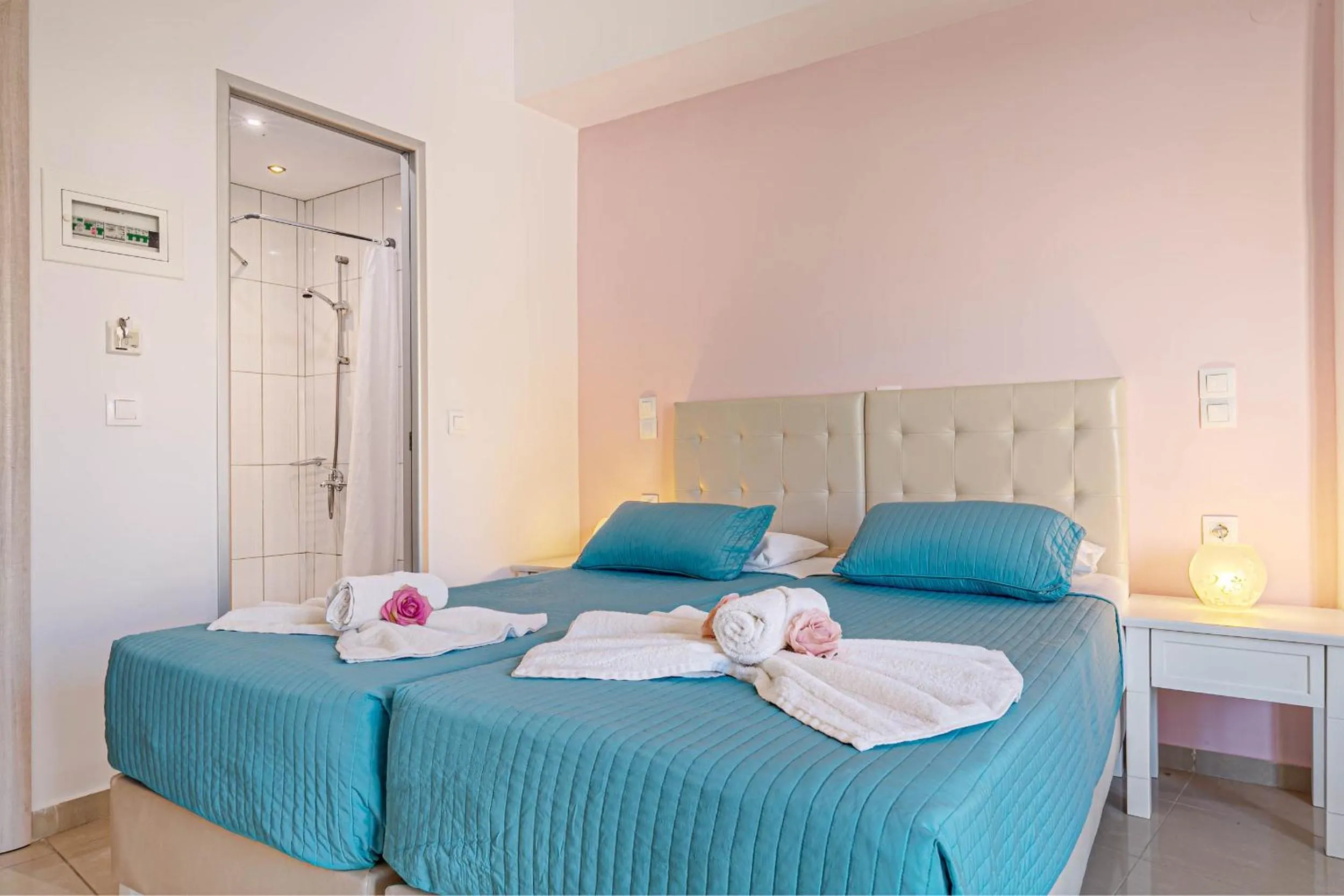 Bed in Palotel Design Gouvia