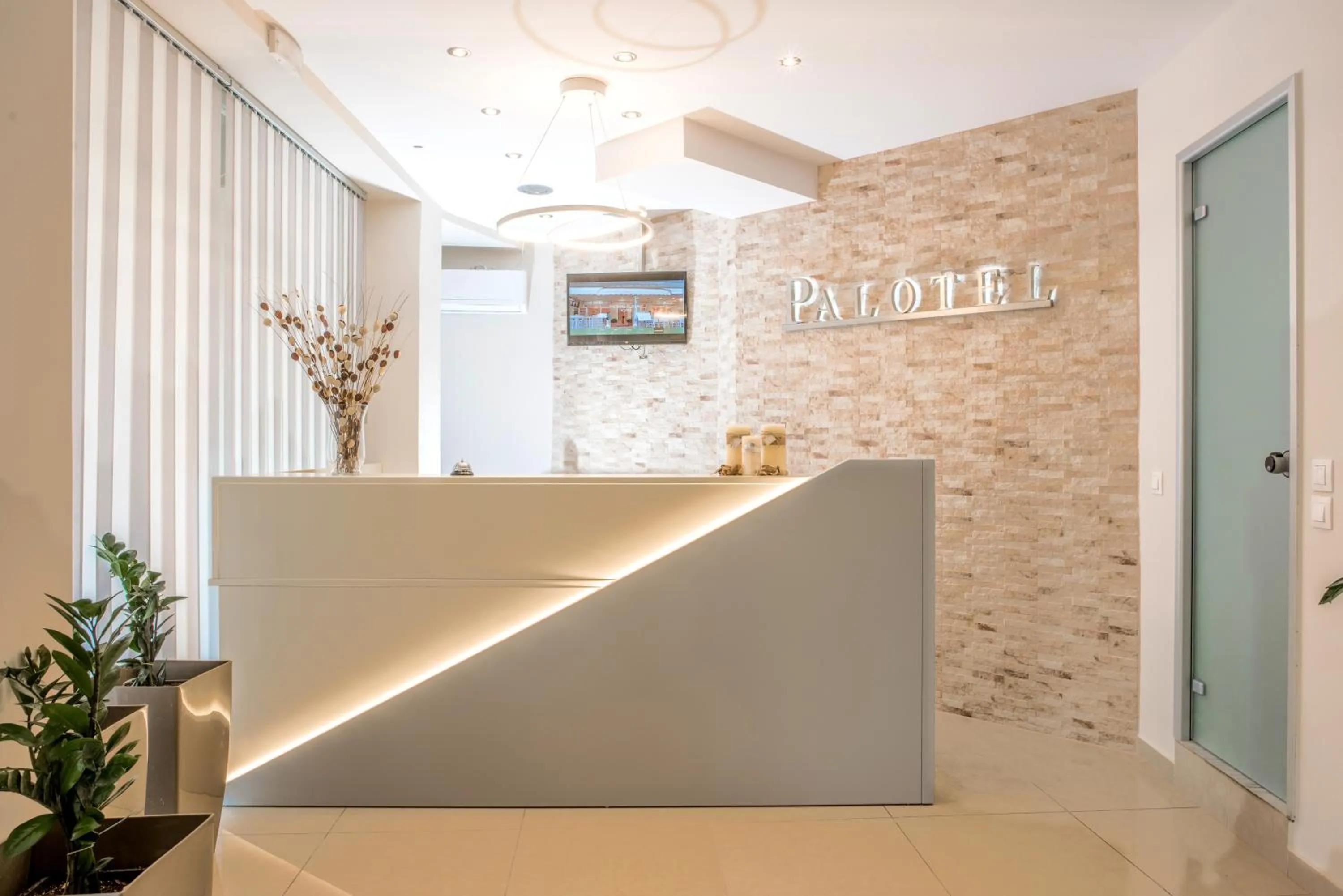 Lobby or reception in Palotel Design Gouvia