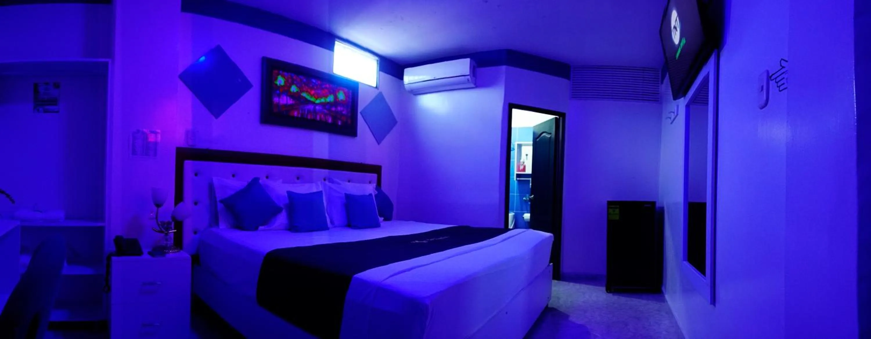 Bed in Hotel Luna Azul