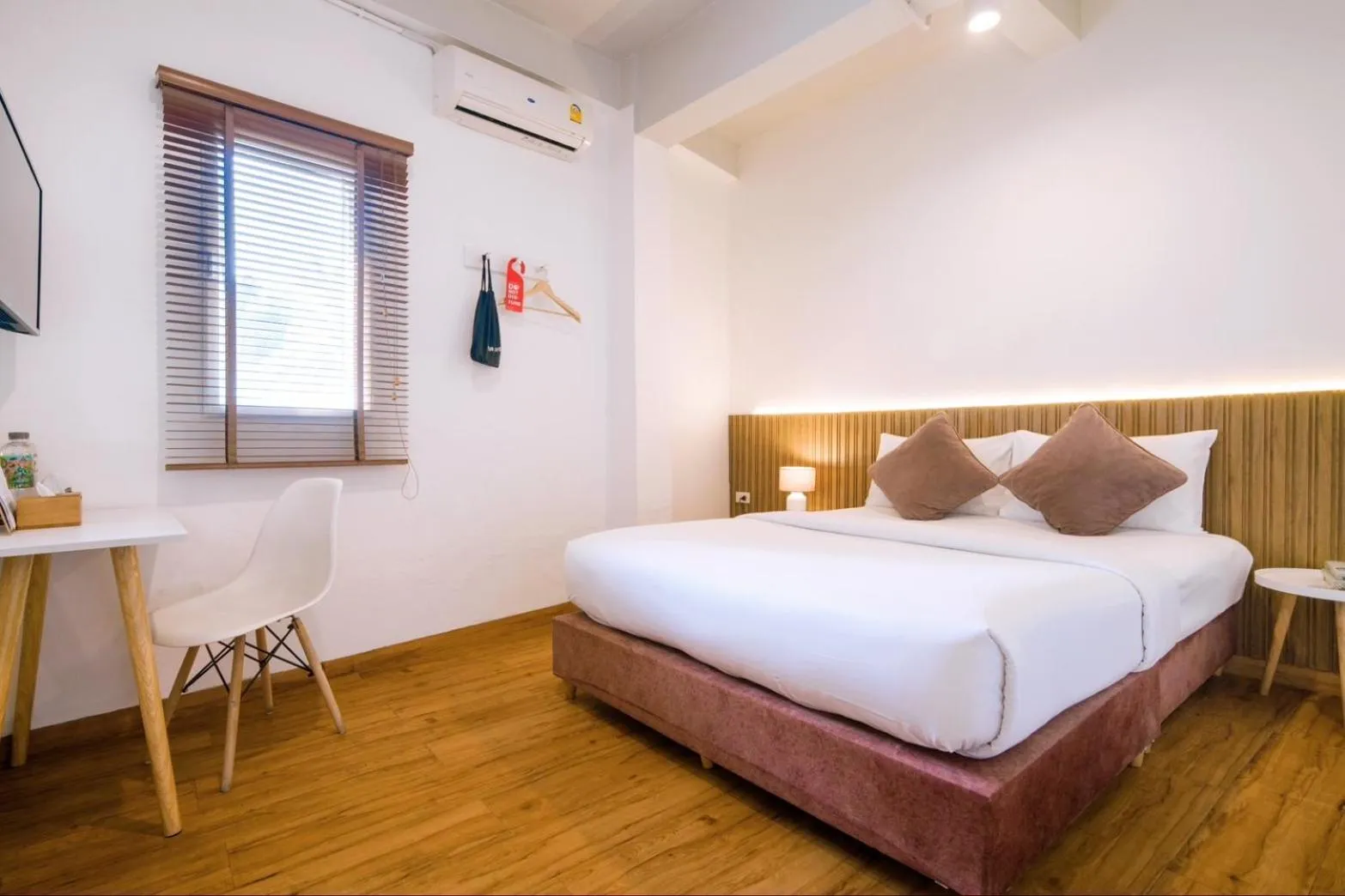 Bed in Hotel PaPa Bangkok Siriraj