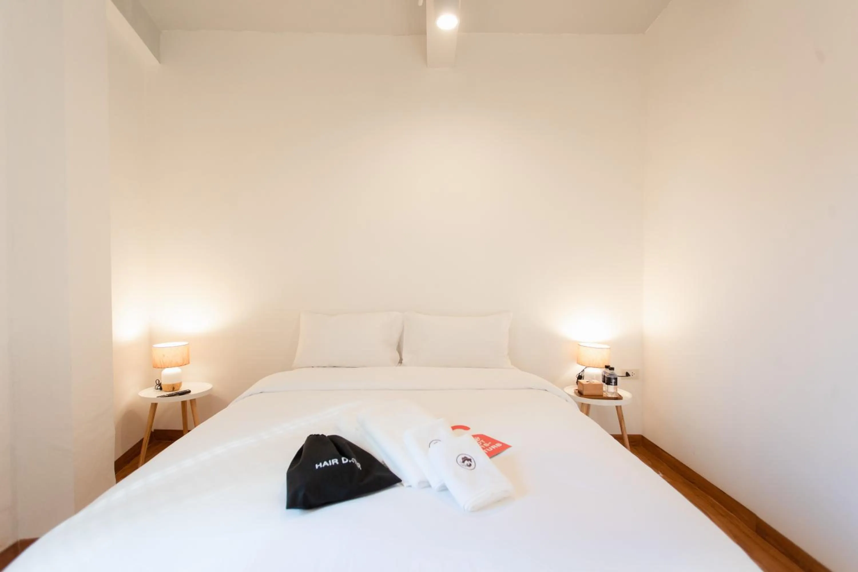 Bed in Hotel PaPa Bangkok Siriraj