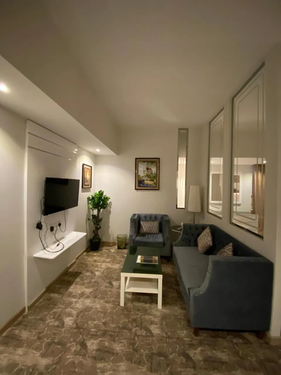 Seating area in Desert Rose