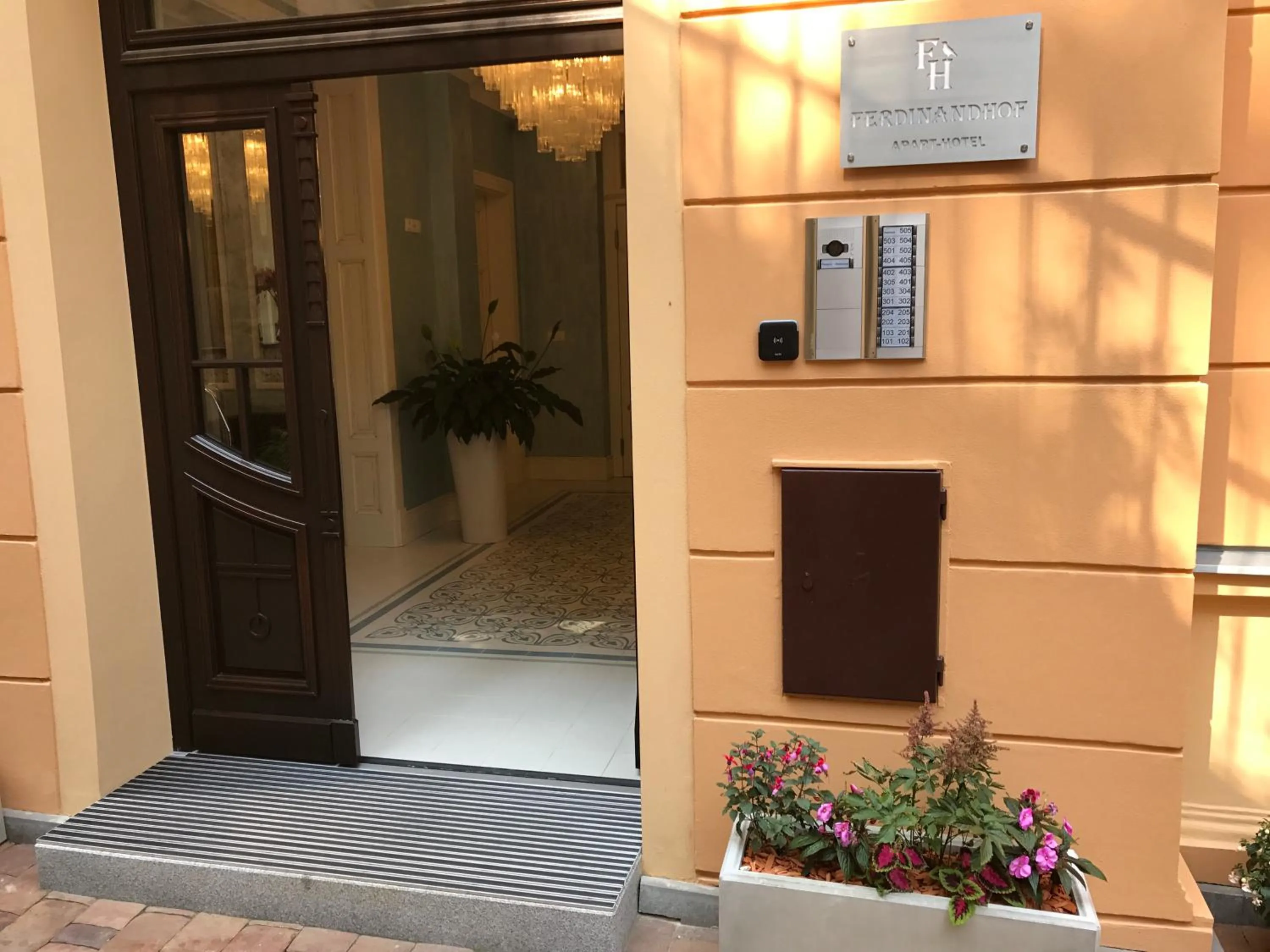 Facade/entrance in Ferdinandhof Apart-Hotel