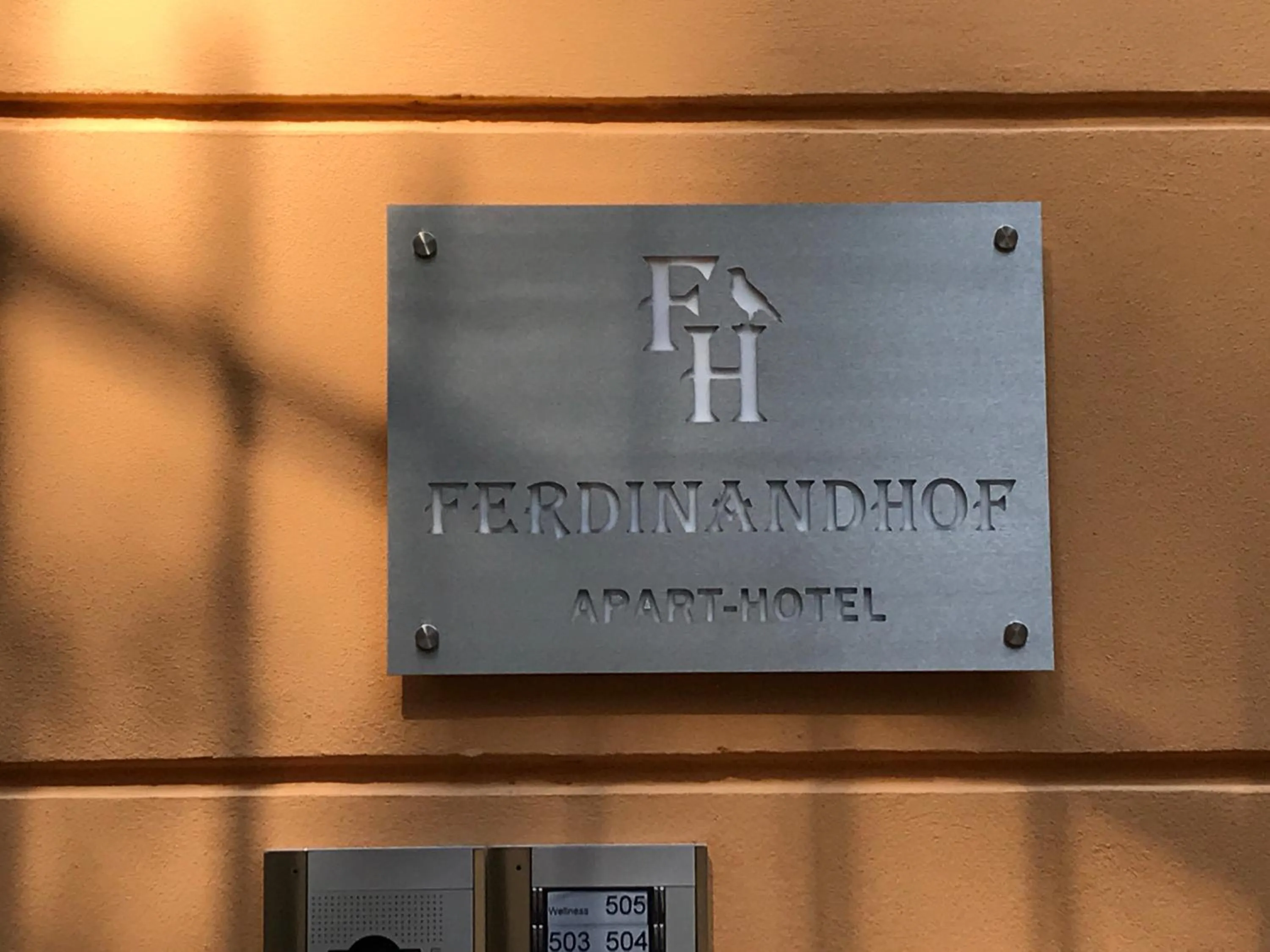 Property logo or sign in Ferdinandhof Apart-Hotel