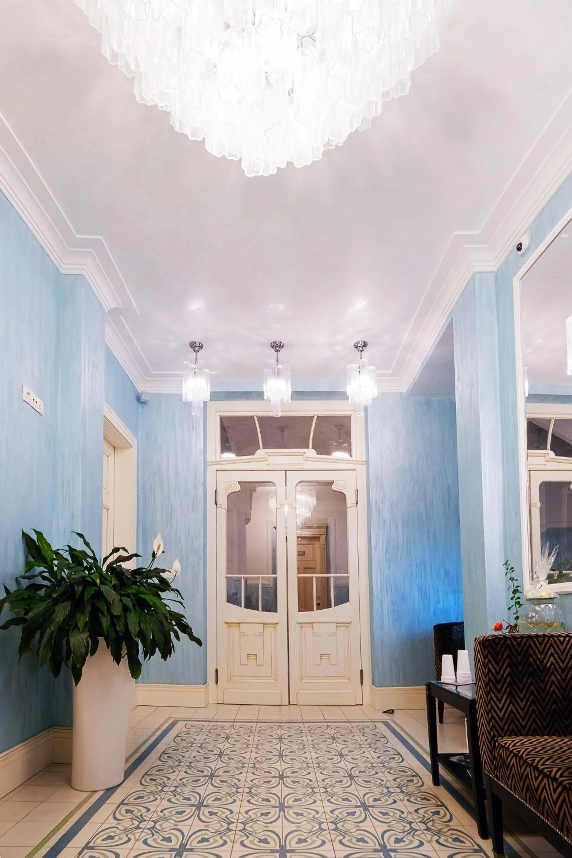 Lobby or reception in Ferdinandhof Apart-Hotel