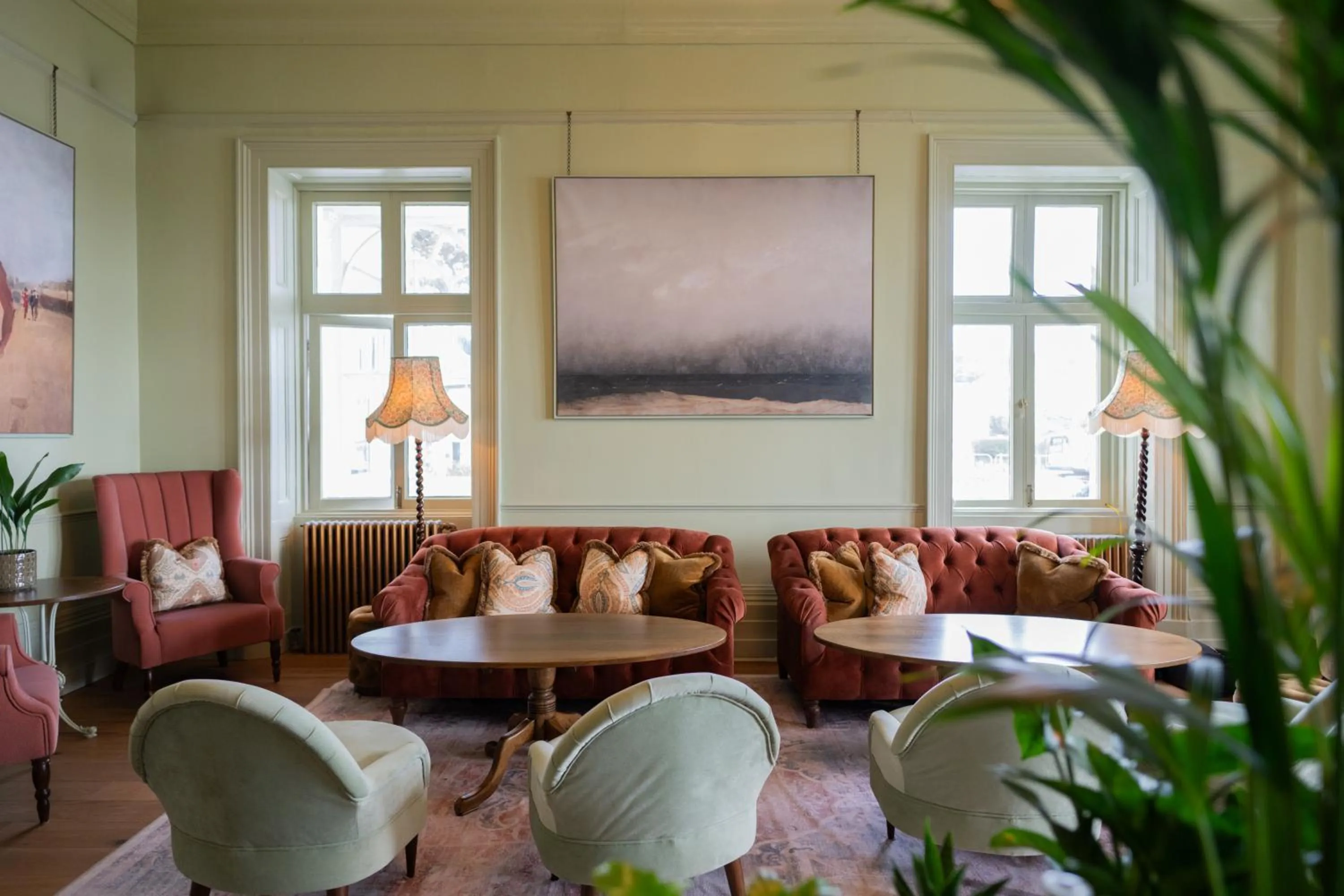 Seating area in The Falmouth Hotel