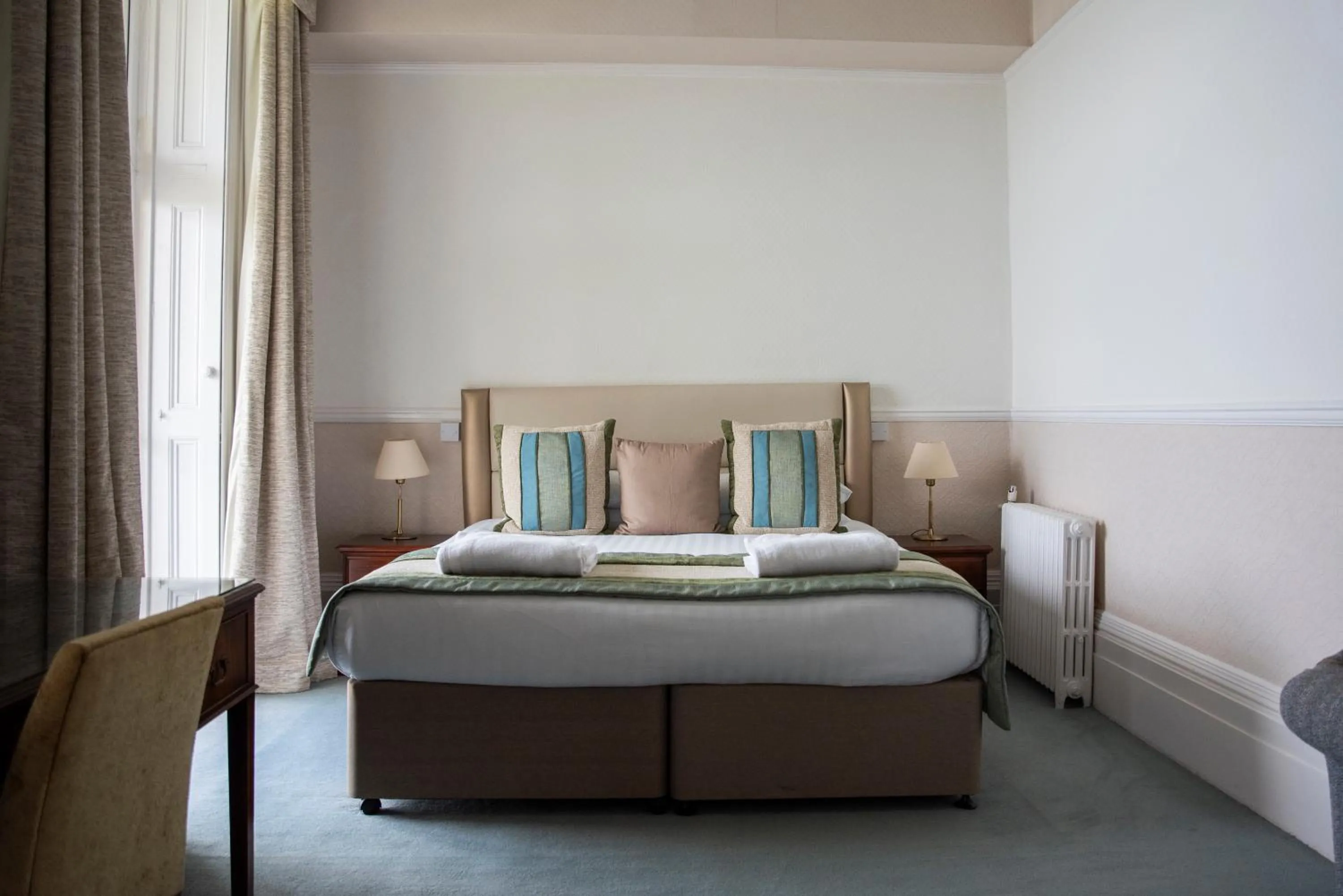 Bed in The Falmouth Hotel