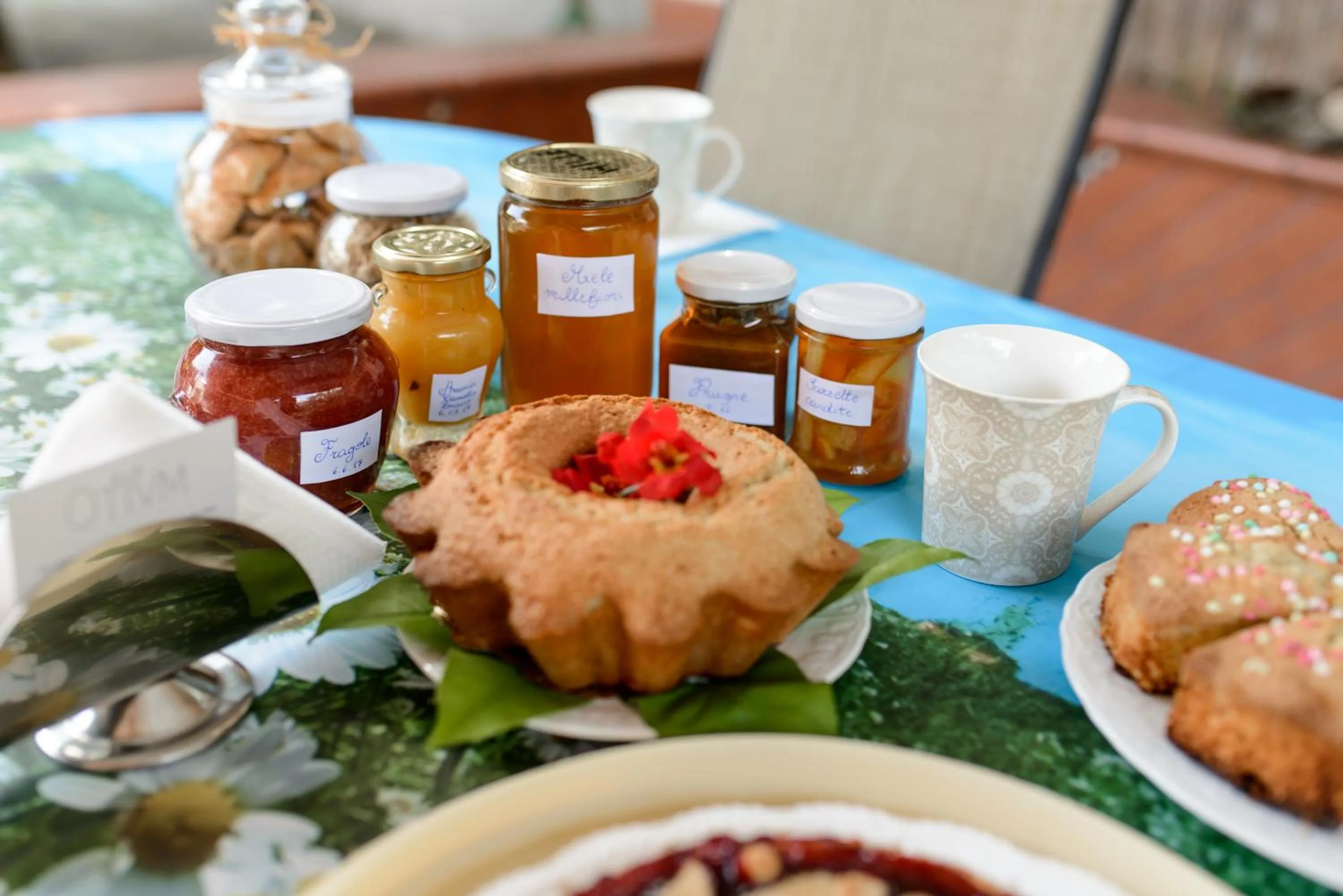 Italian breakfast in B&B OTIUM