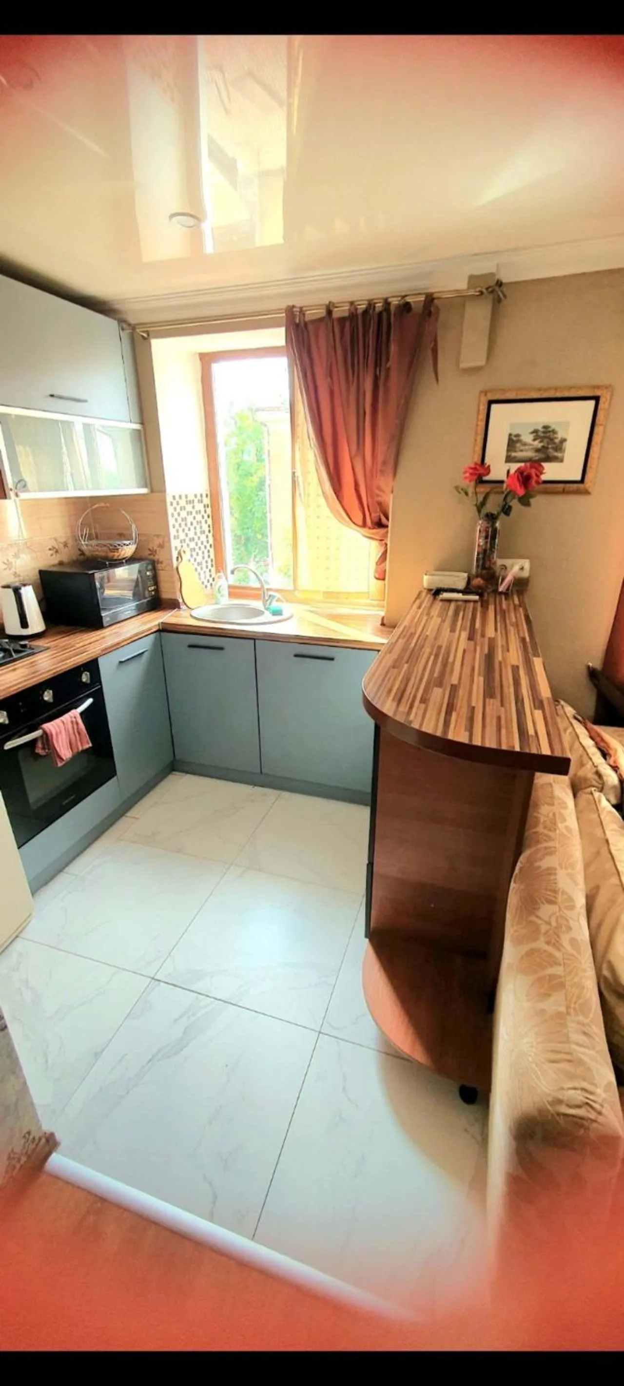 Kitchen or kitchenette in Apartment Voznesenska 25