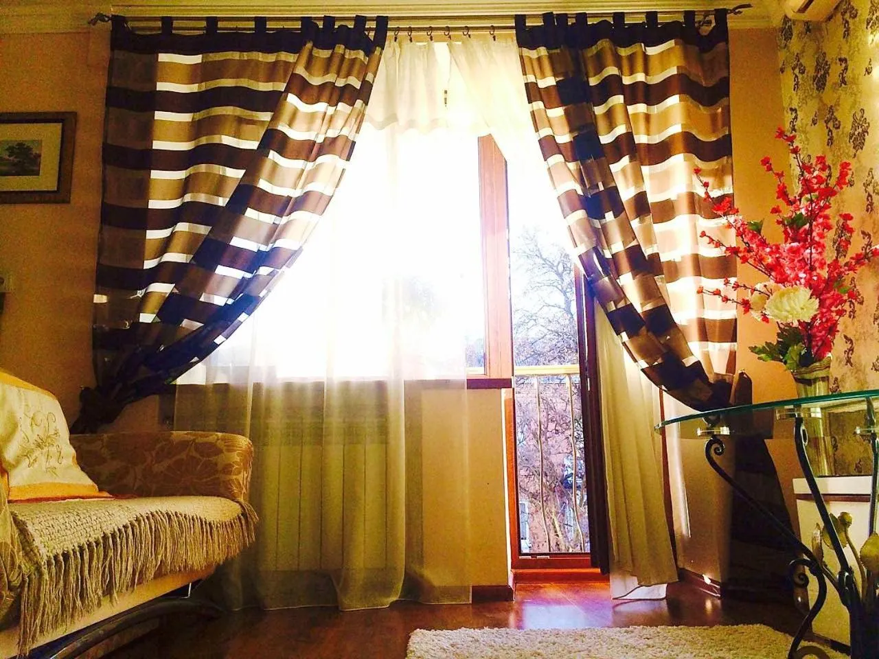 TV and multimedia, Bed in Apartment Voznesenska 25