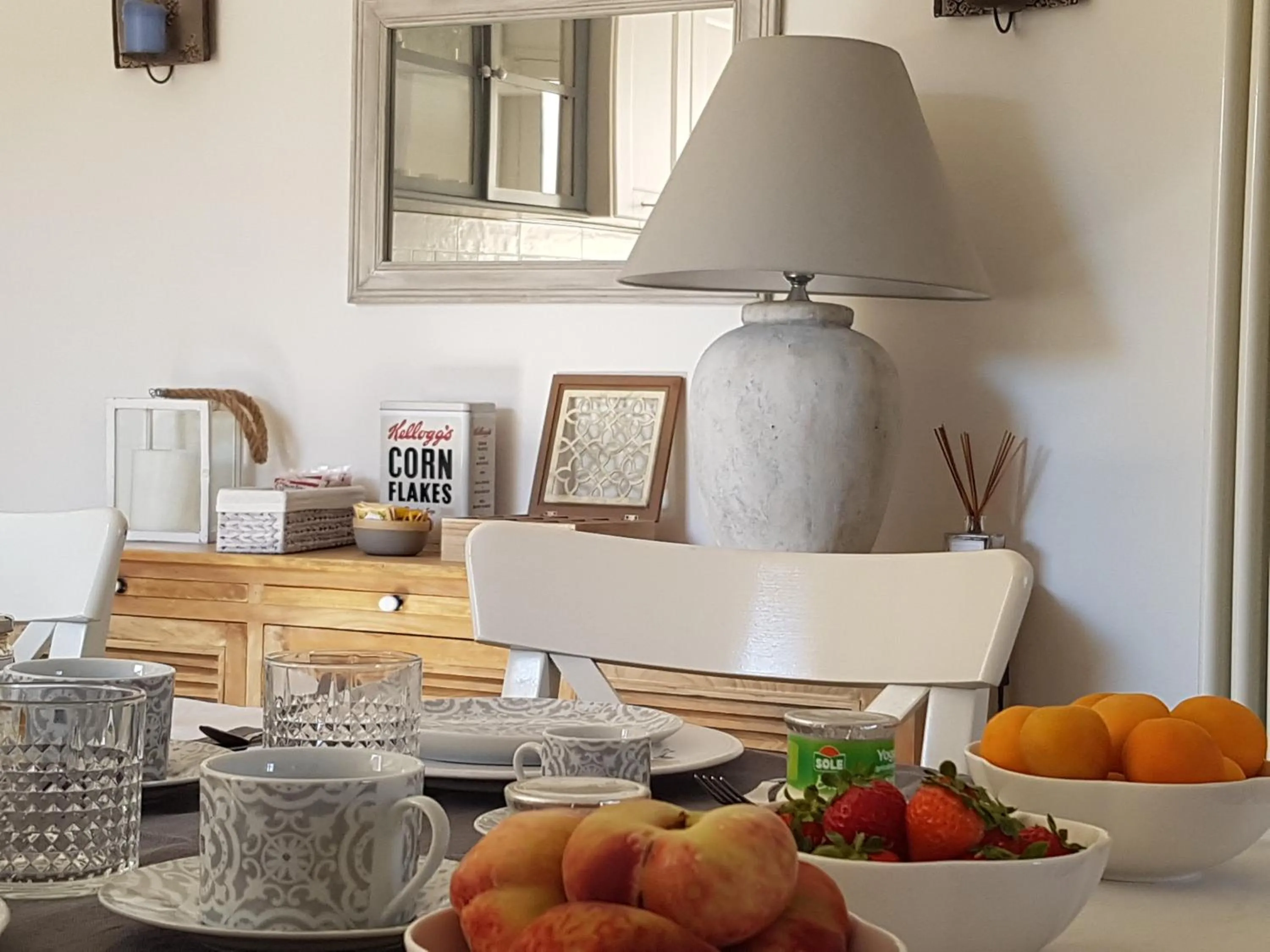 Decorative detail in Azzurro B&B