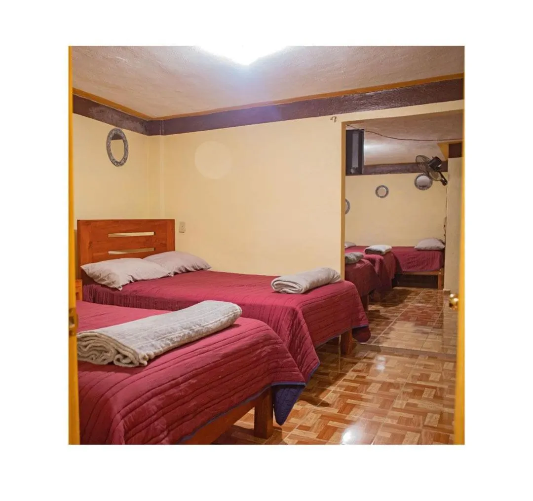 Bed in Casa Jhada-Xilitla